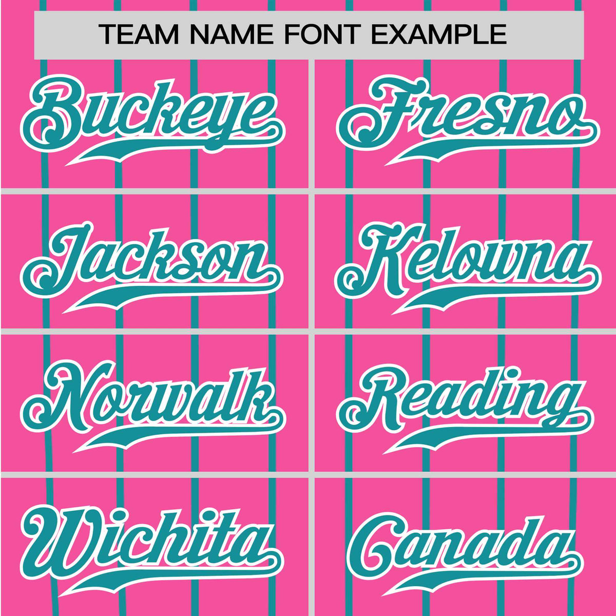 Custom Pink Aqua Pinstripe Aqua-Pink Authentic Raglan Sleeves Baseball Jersey