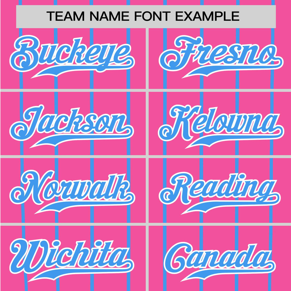 Custom Pink-Powder Blue Pinstripe Authentic Raglan Sleeves Baseball Jersey