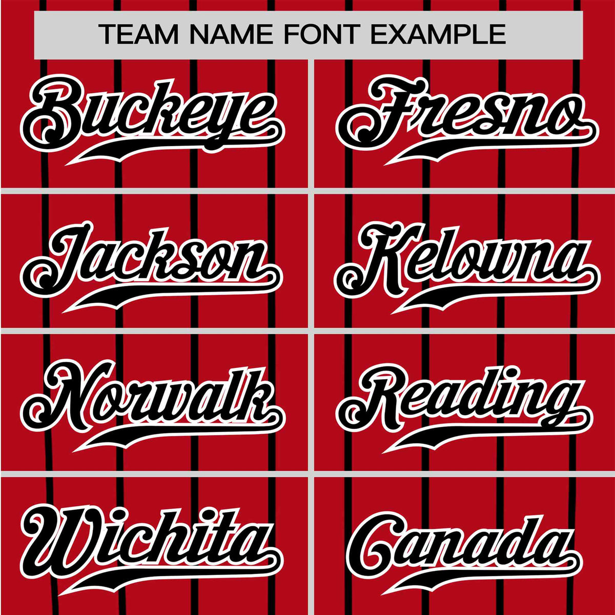 Custom Red Black Pinstripe Black-Red Authentic Raglan Sleeves Baseball Jersey