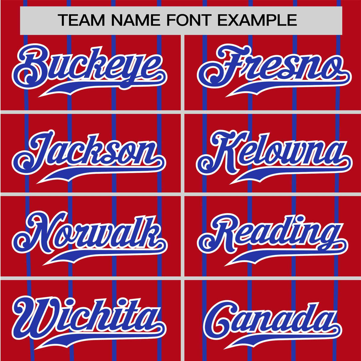 Custom Red-Royal Blue Pinstripe Authentic Raglan Sleeves Baseball Jersey