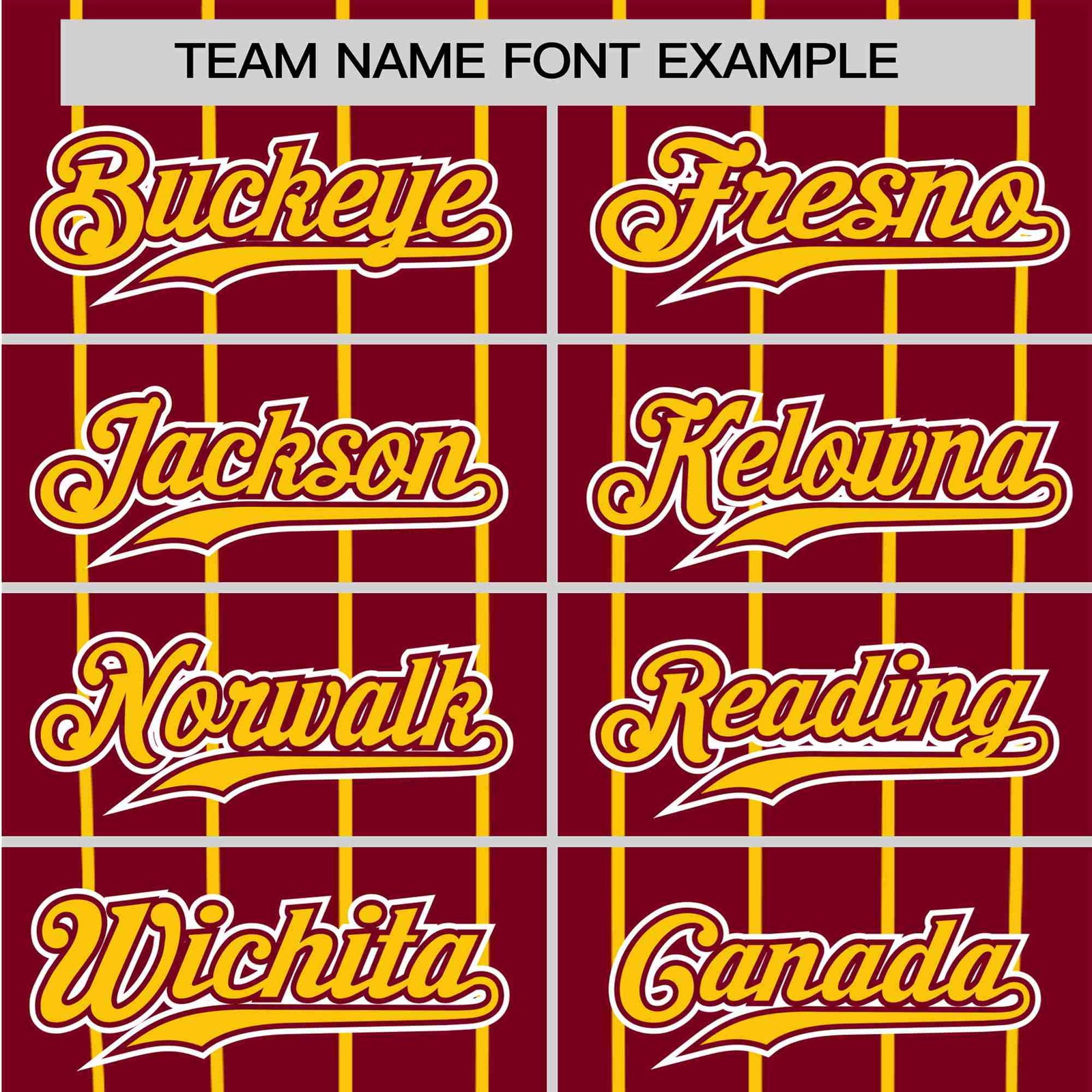 Custom Crimson Gold Pinstripe Authentic Raglan Sleeves Baseball Jersey