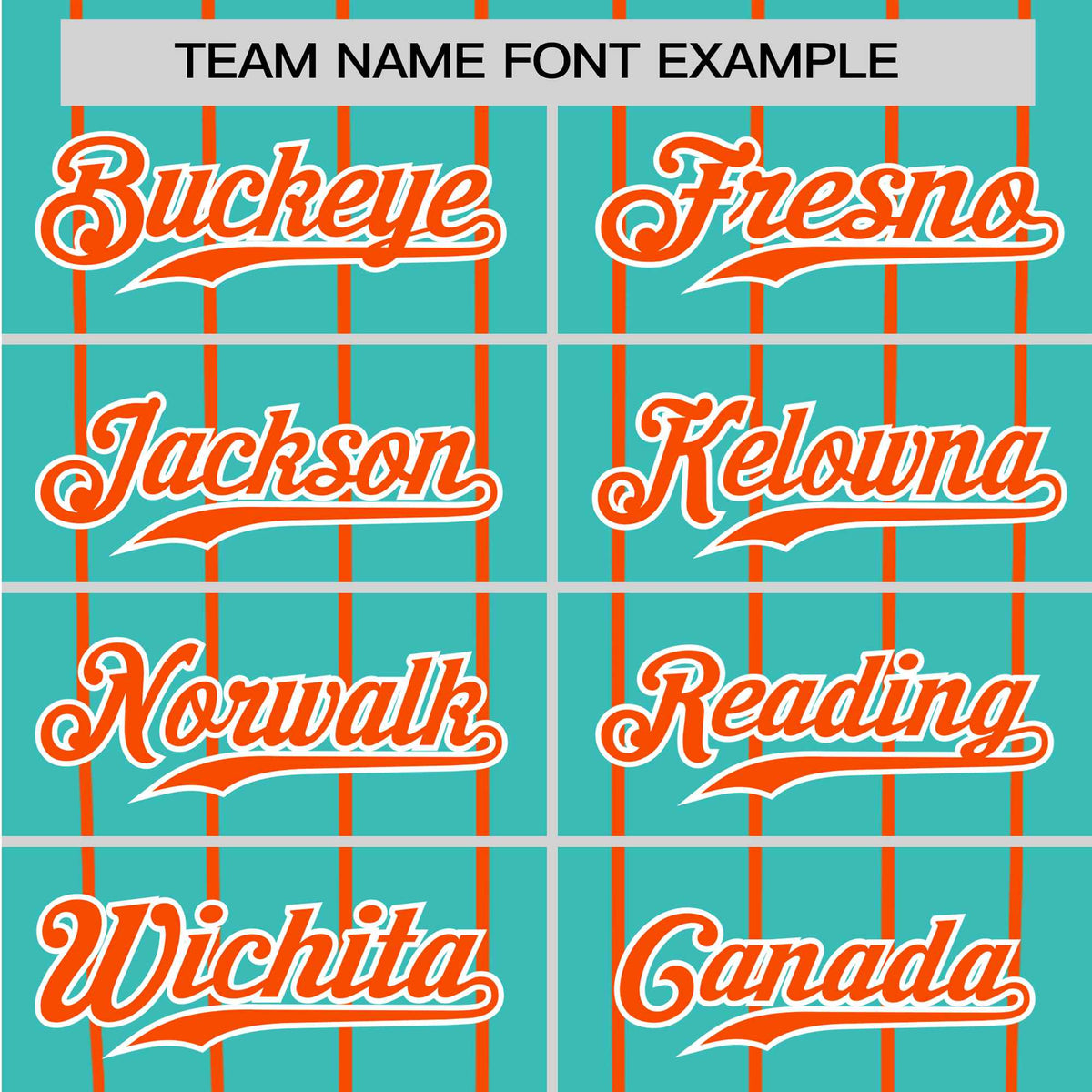 Custom Bright Green-Orange Pinstripe Authentic Raglan Sleeves Baseball Jersey