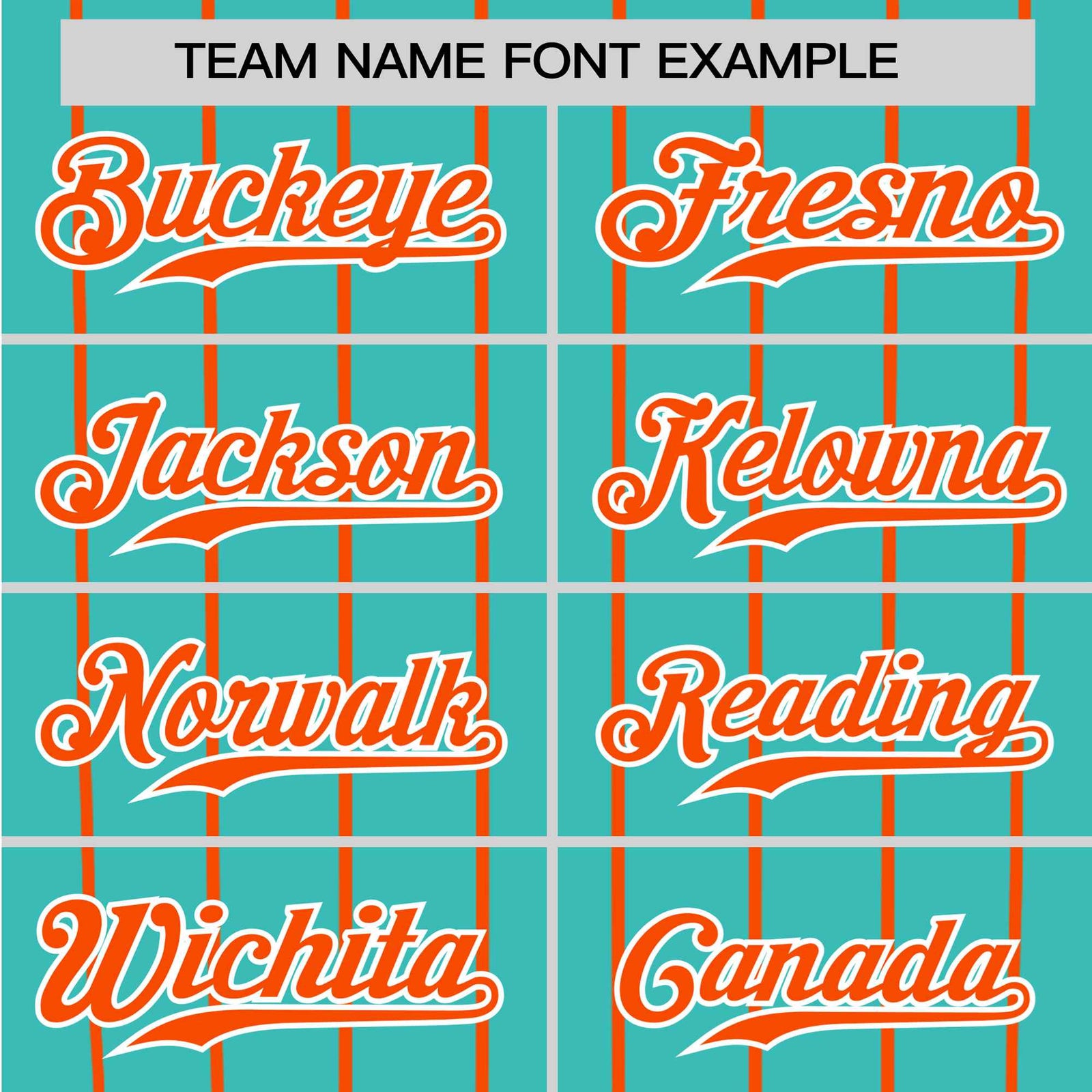 Custom Bright Green-Orange Pinstripe Authentic Raglan Sleeves Baseball Jersey