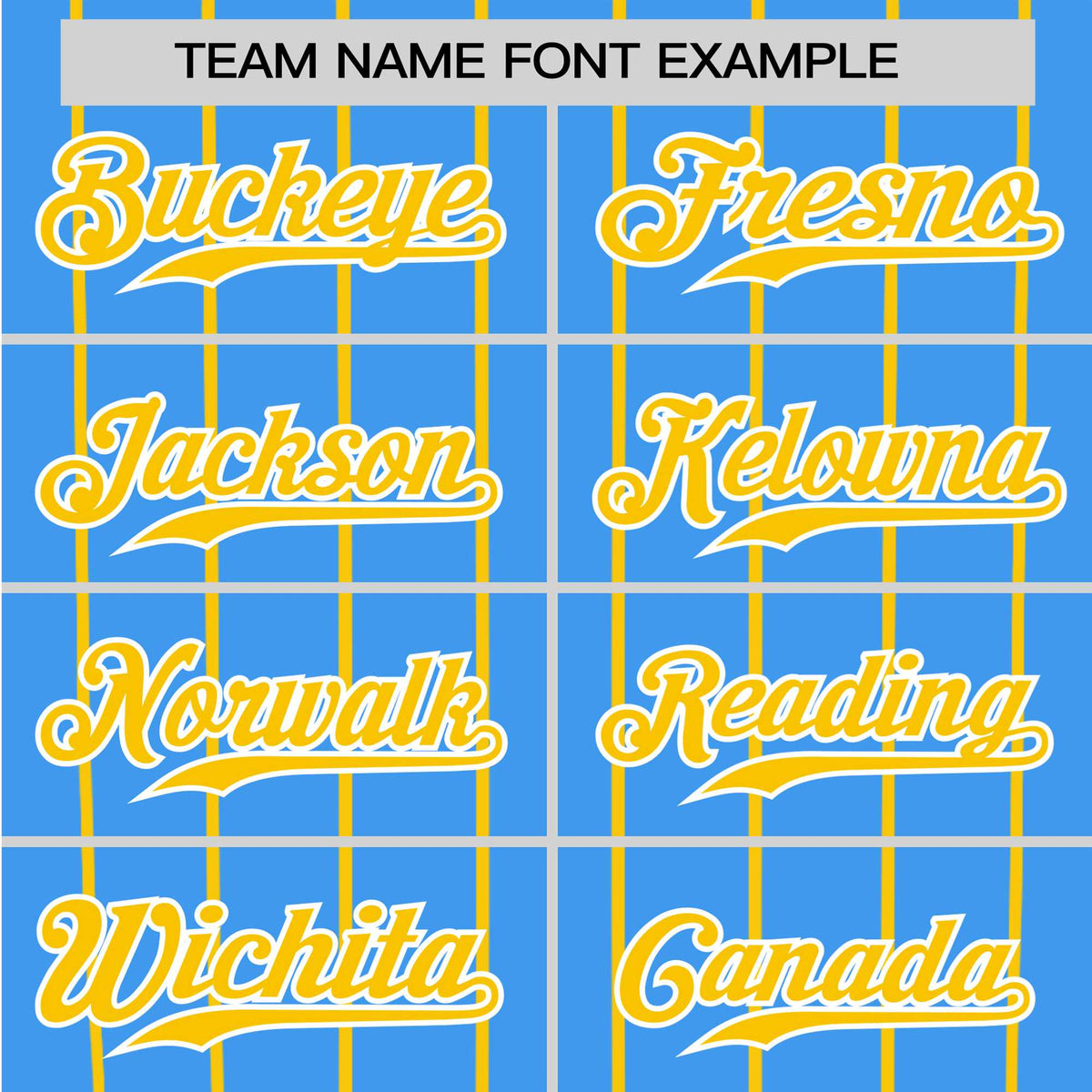 Custom Blue Yellow Pinstripe Yellow-Blue Authentic Raglan Sleeves Baseball Jersey