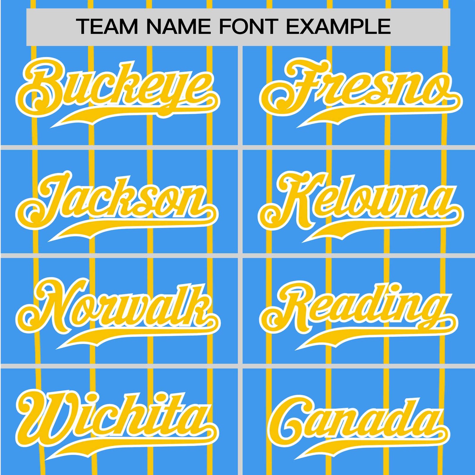 Custom Blue Yellow Pinstripe Yellow-Blue Authentic Raglan Sleeves Baseball Jersey