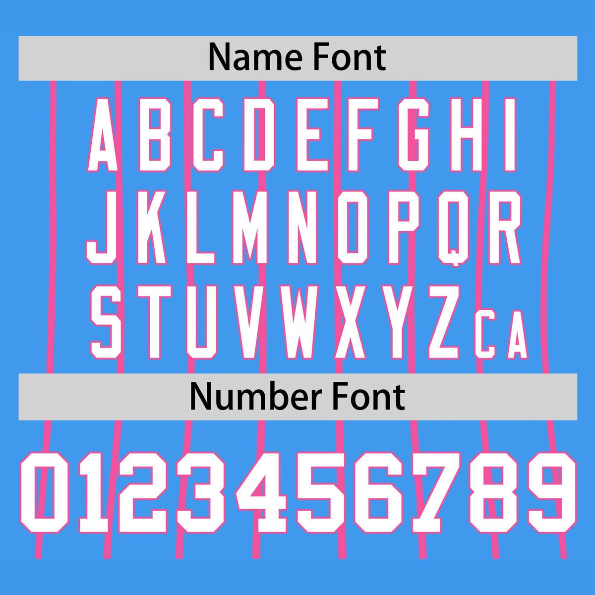 Custom Blue Pink Pinstripe Pink-Blue Authentic Raglan Sleeves Baseball Jersey