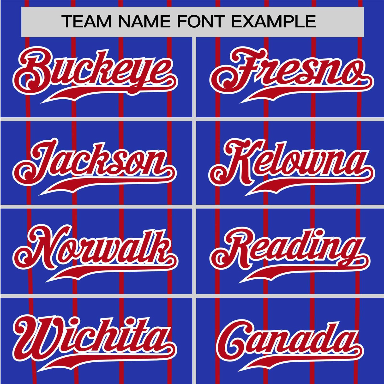 Custom Royal Blue-Red Pinstripe Authentic Raglan Sleeves Baseball Jersey