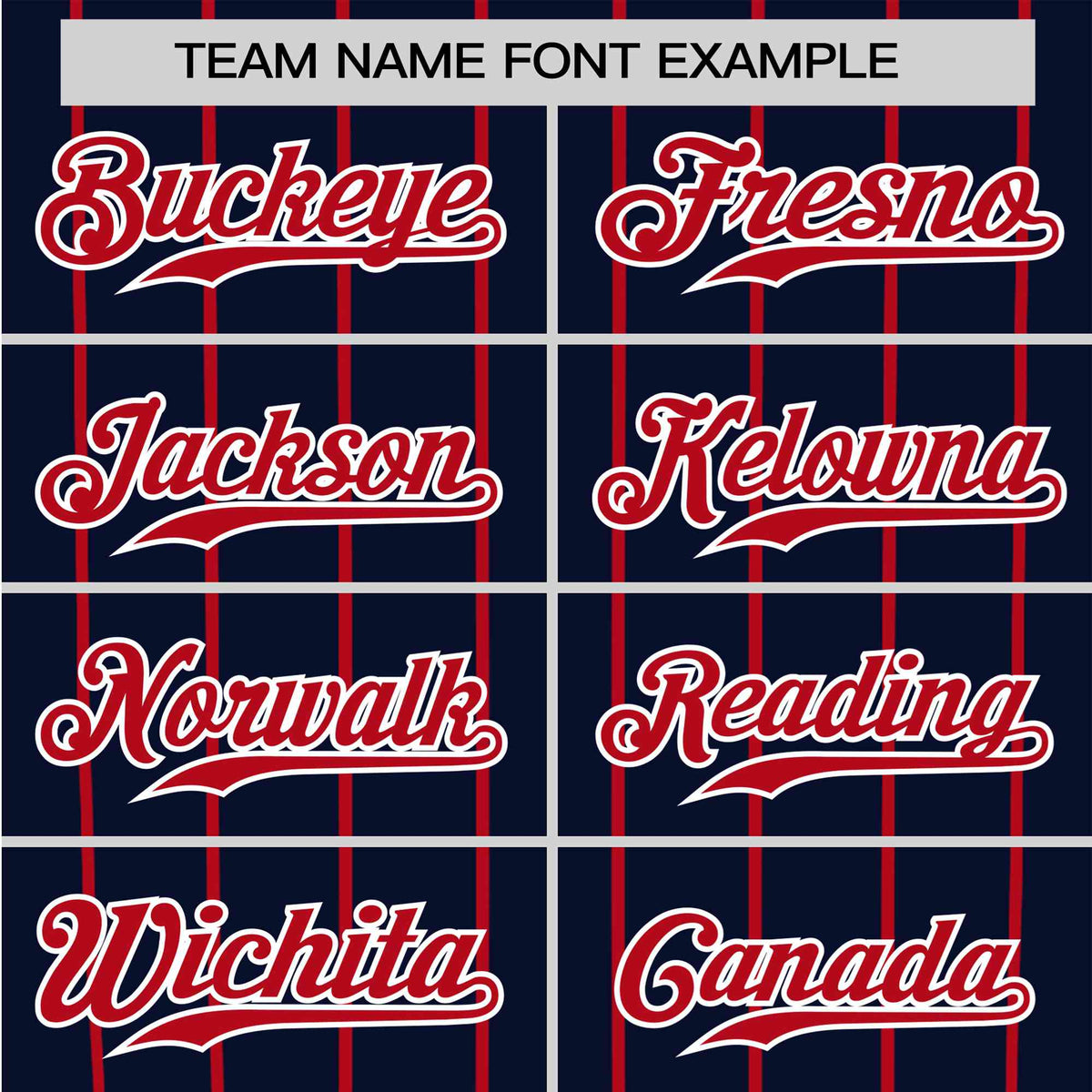 Custom Navy Red Pinstripe Red-Navy Authentic Raglan Sleeves Baseball Jersey