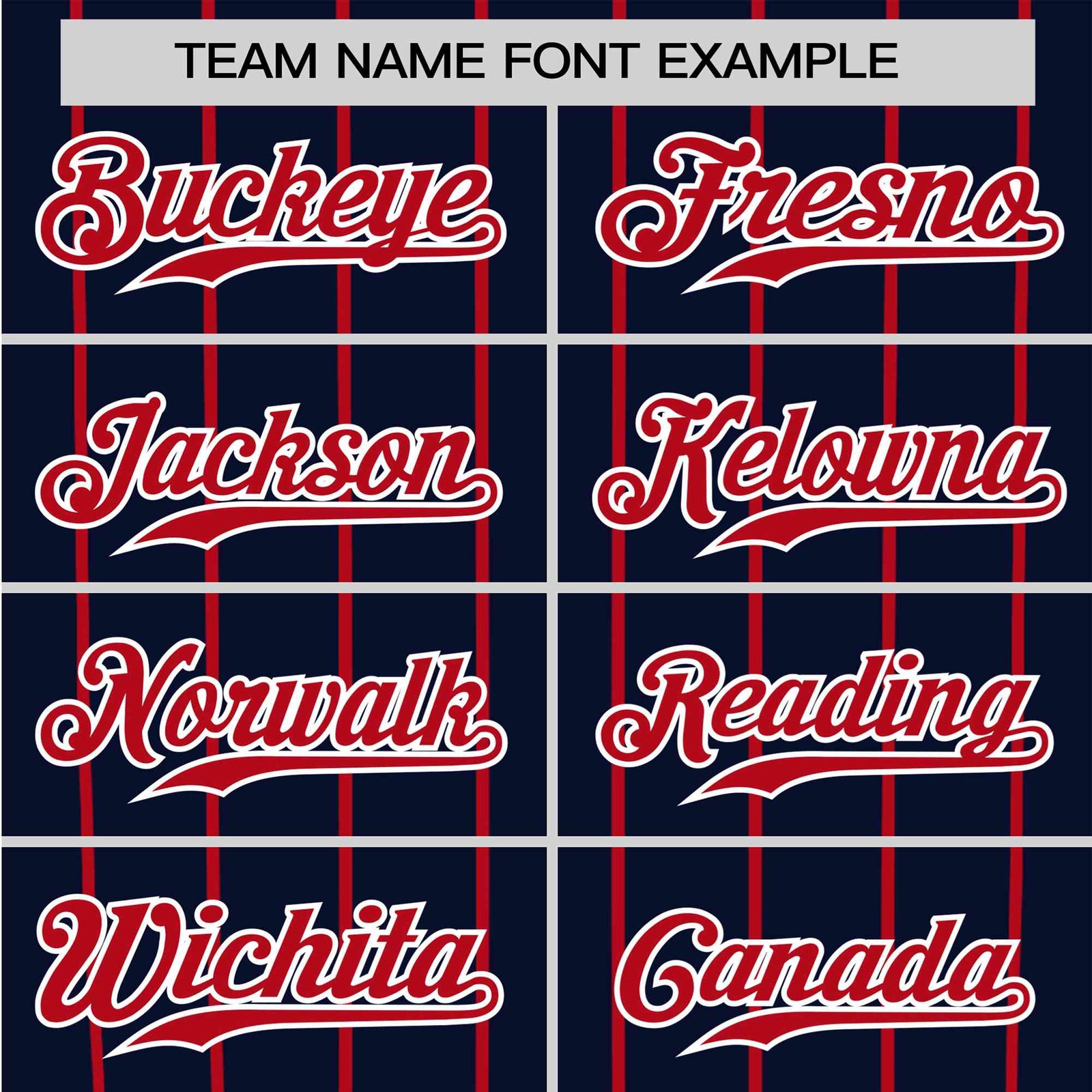 Custom Navy Red Pinstripe Red-Navy Authentic Raglan Sleeves Baseball Jersey