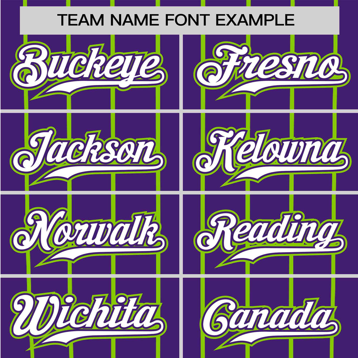 Custom Purple-Neon Green Pinstripe Authentic Raglan Sleeves Baseball Jersey