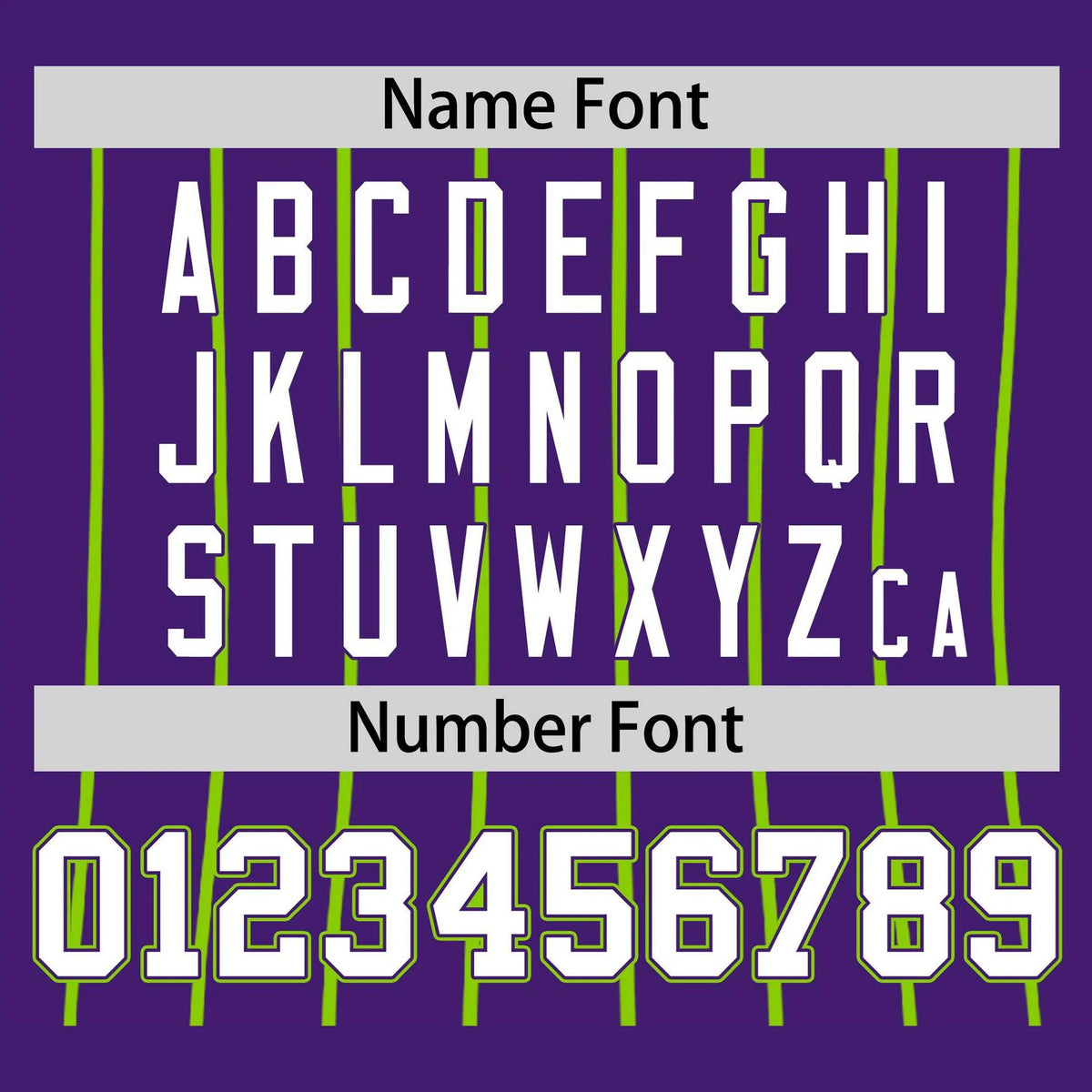 Custom Purple-Neon Green Pinstripe Authentic Raglan Sleeves Baseball Jersey