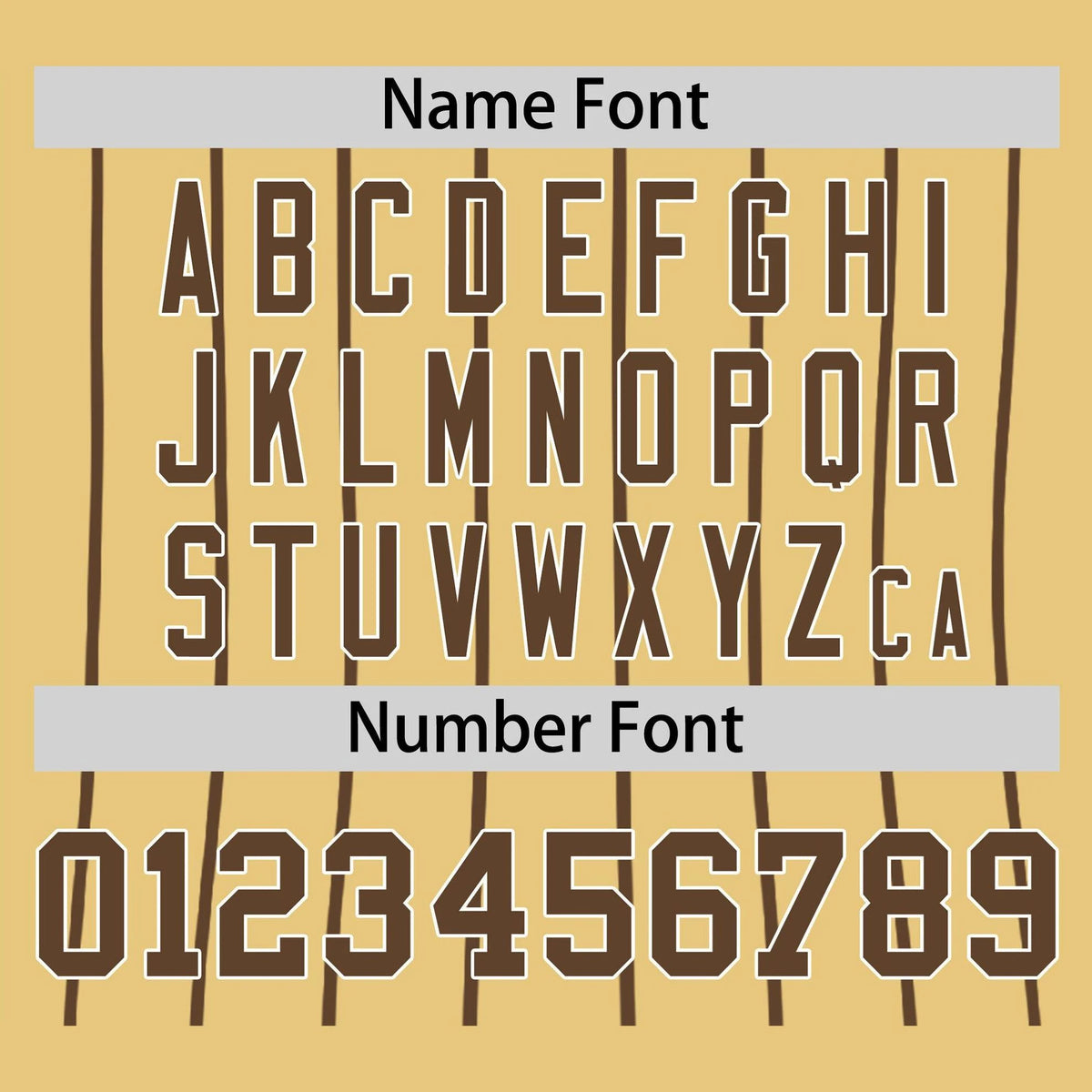 Custom Khaki-Light Brown Pinstripe Authentic Raglan Sleeves Baseball Jersey