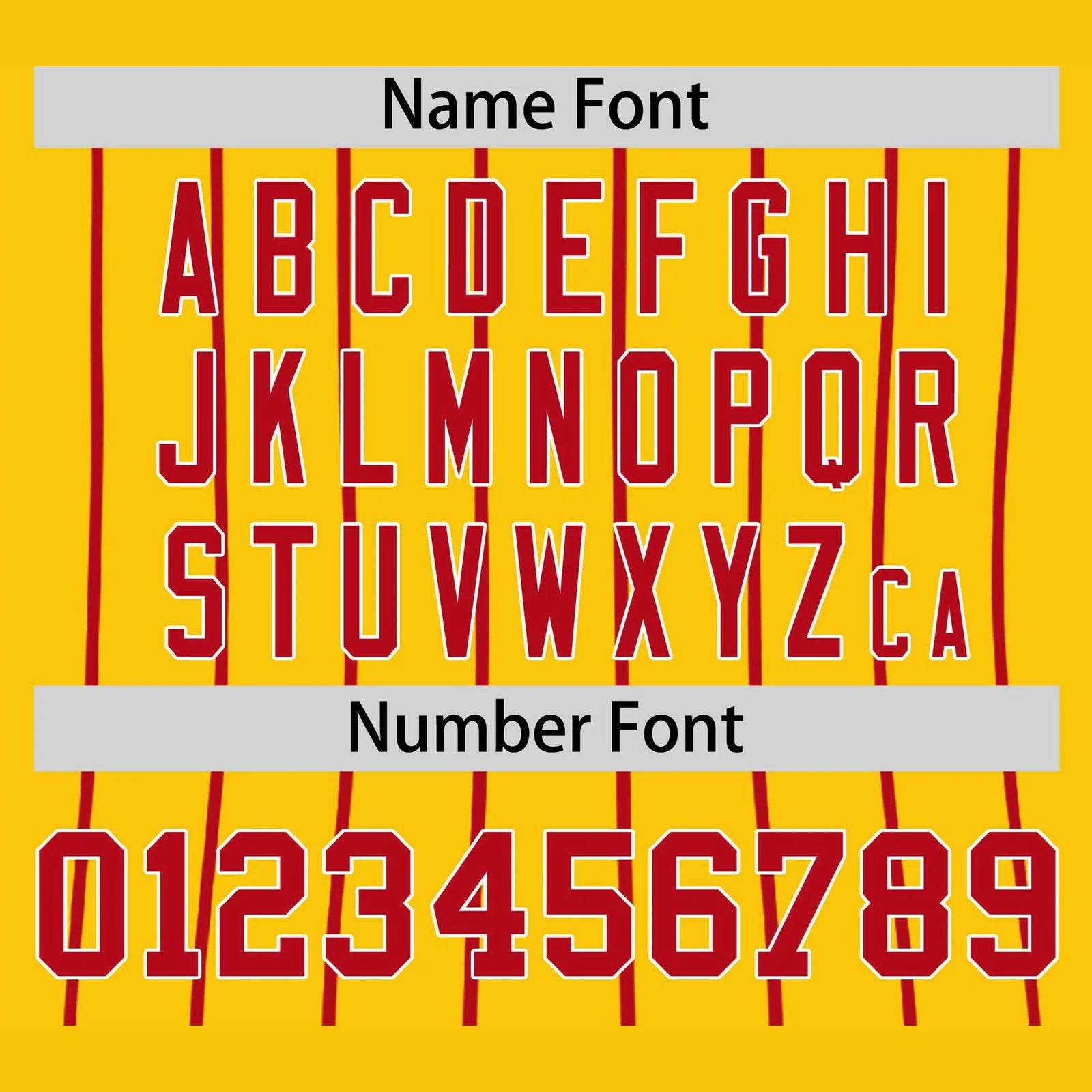 Custom Yellow Red Pinstripe Red-Yellow Authentic Raglan Sleeves Baseball Jersey