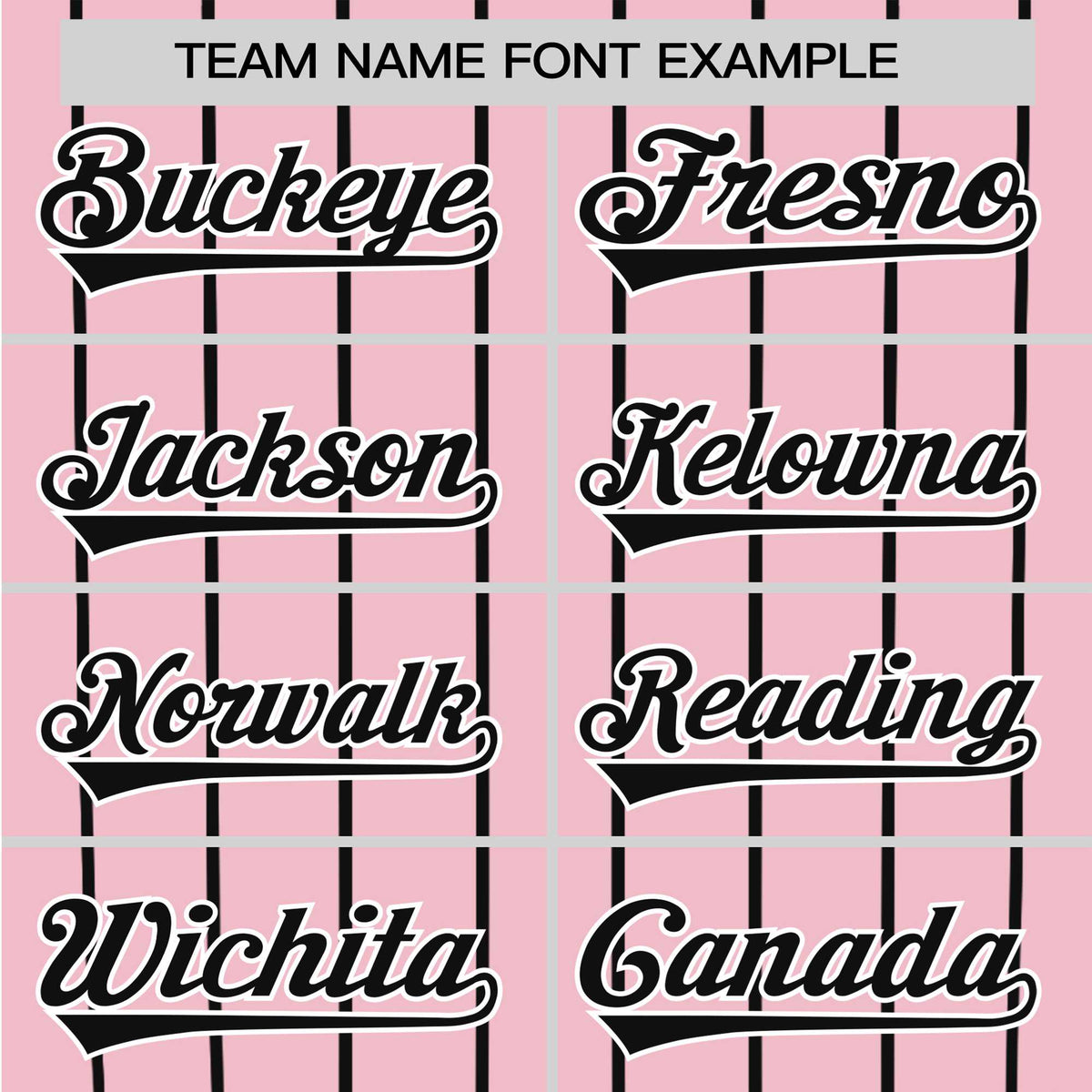 Custom Pink Black Pinstripe Black-Pink Authentic Raglan Sleeves Baseball Jersey