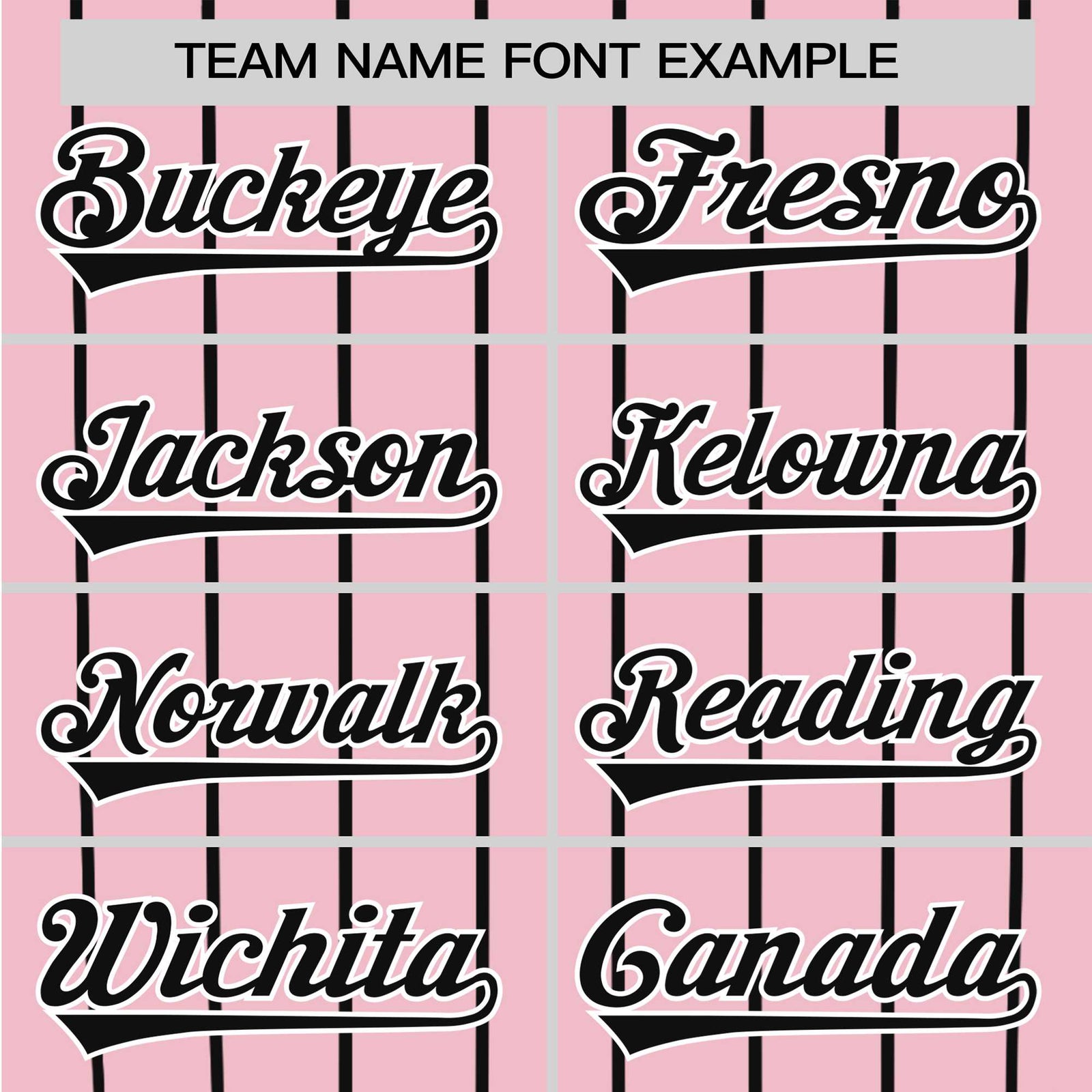 Custom Pink Black Pinstripe Black-Pink Authentic Raglan Sleeves Baseball Jersey