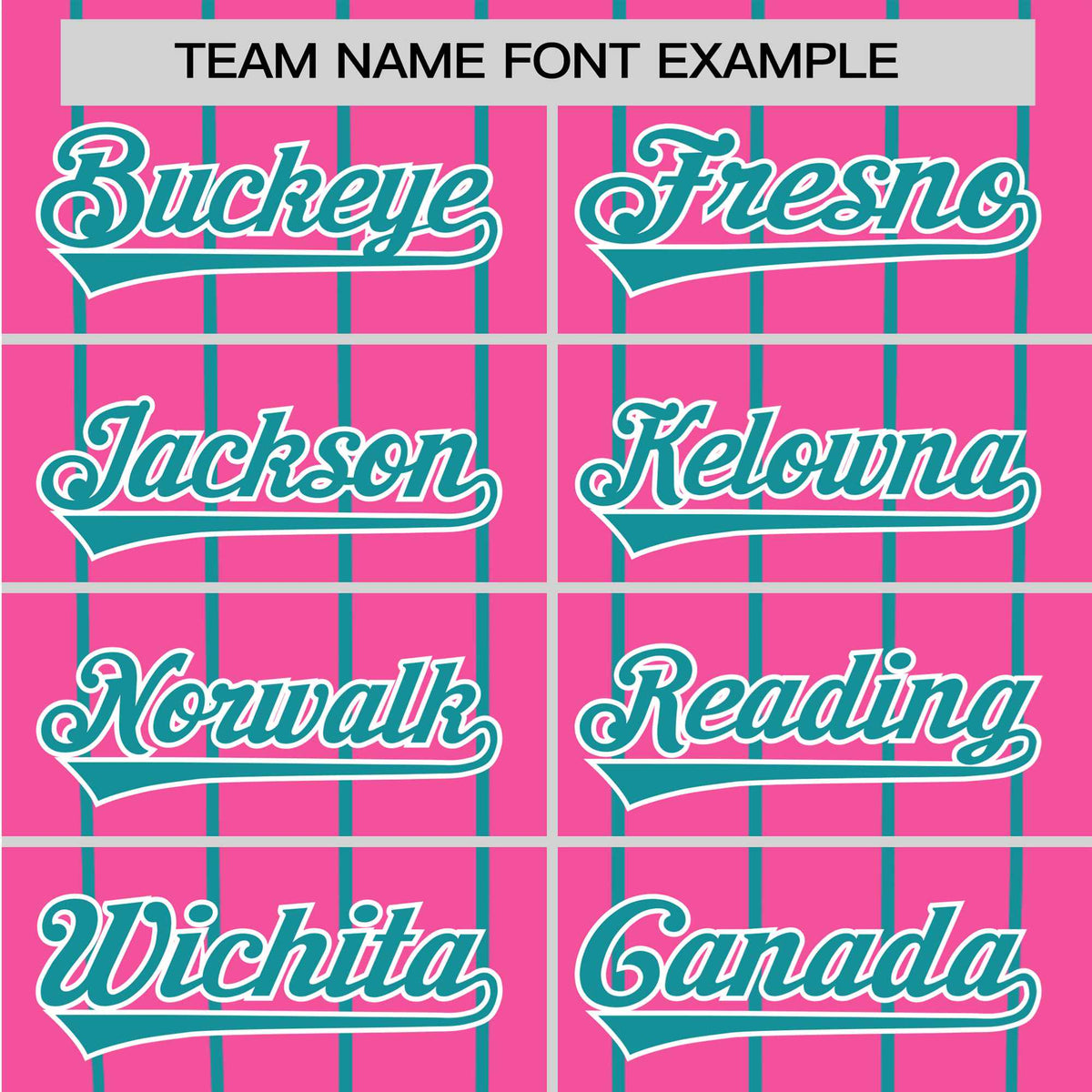 Custom Pink Aqua Pinstripe Aqua-Pink Authentic Raglan Sleeves Baseball Jersey