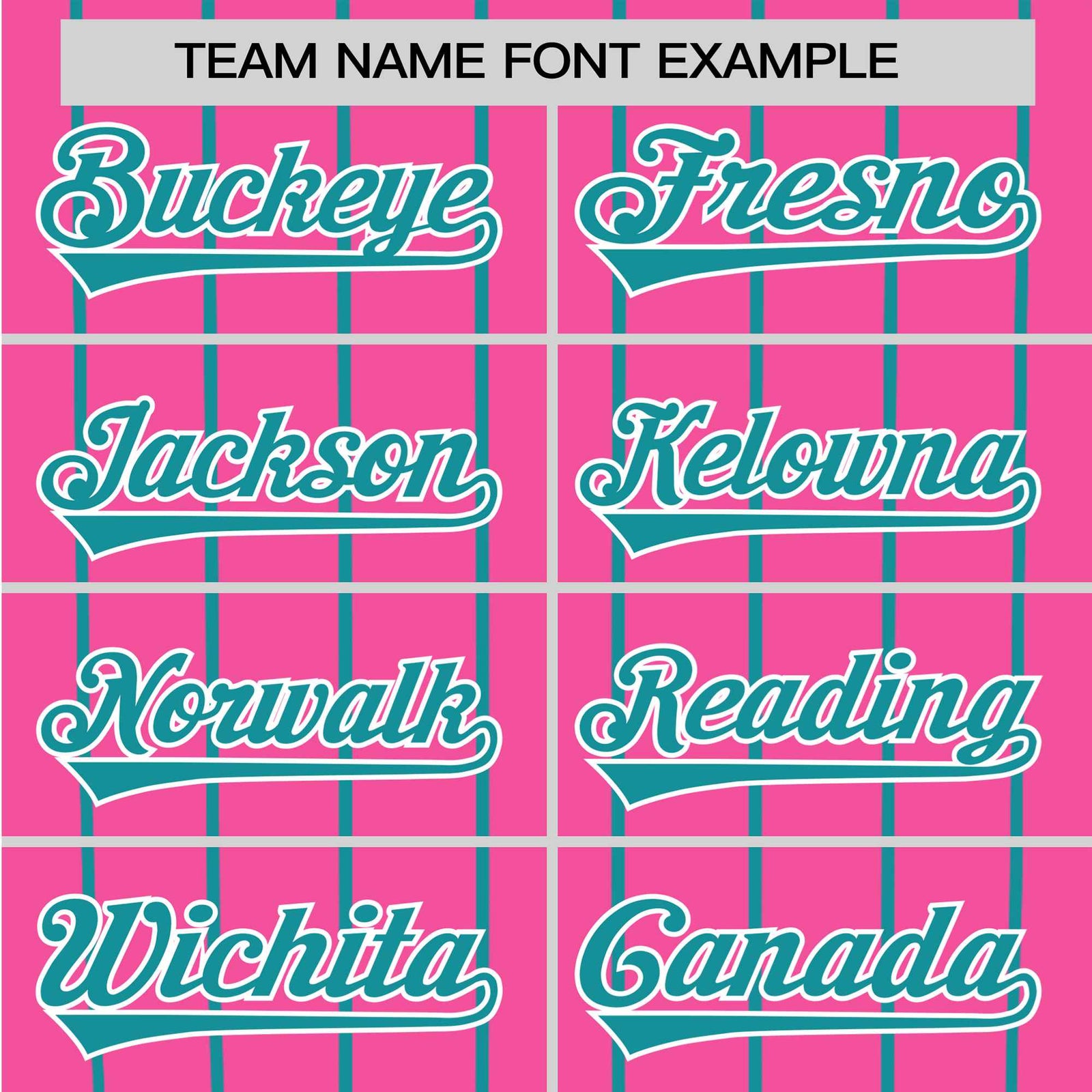 Custom Pink Aqua Pinstripe Aqua-Pink Authentic Raglan Sleeves Baseball Jersey