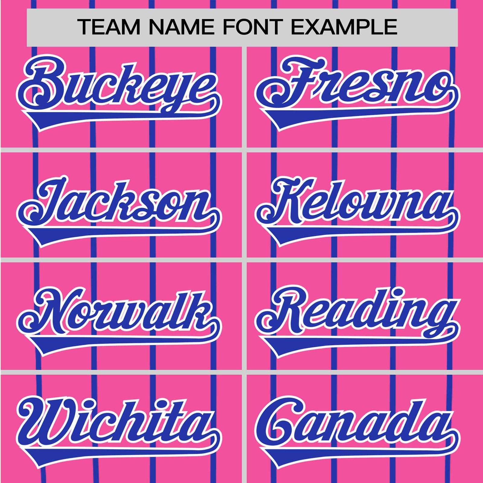 Custom Pink-Royal Blue Pinstripe Authentic Raglan Sleeves Baseball Jersey