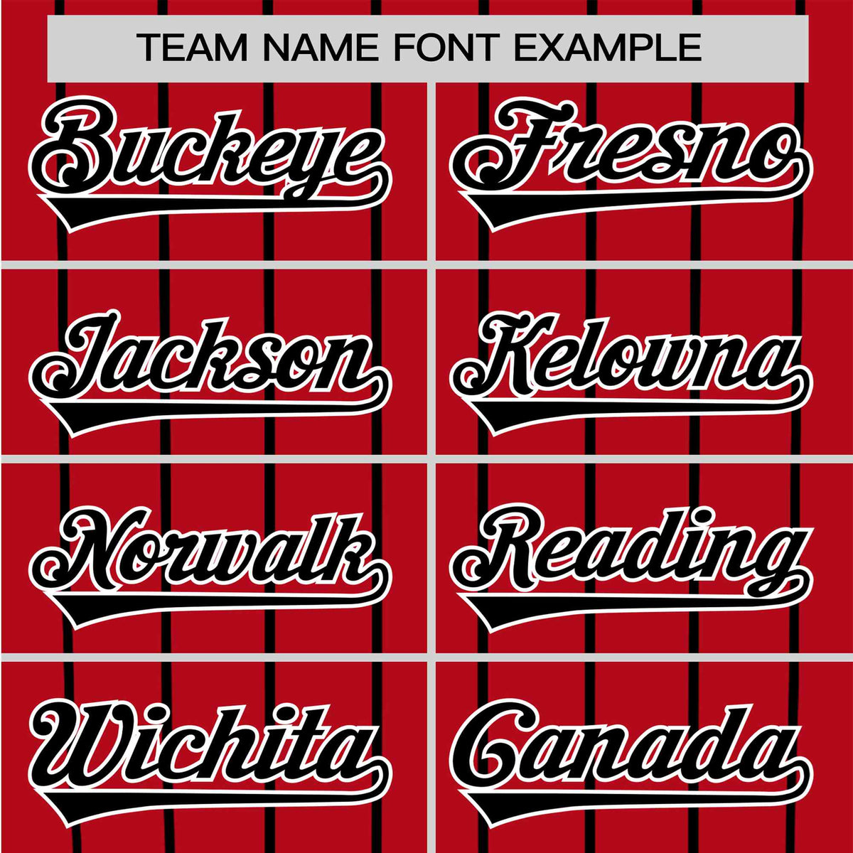 Custom Red Black Pinstripe Black-Red Authentic Raglan Sleeves Baseball Jersey