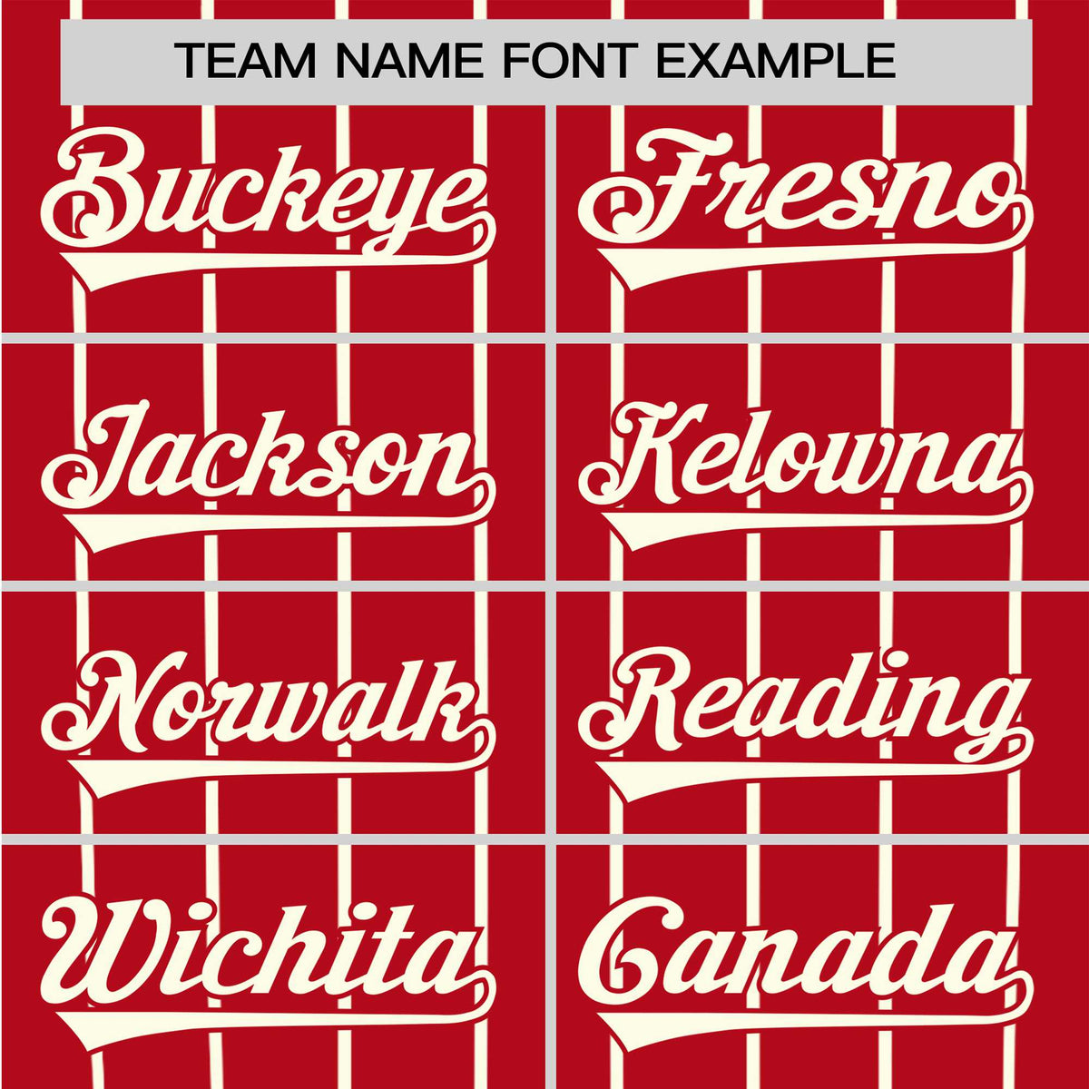 Custom Red Cream Pinstripe Cream-Red Authentic Raglan Sleeves Baseball Jersey