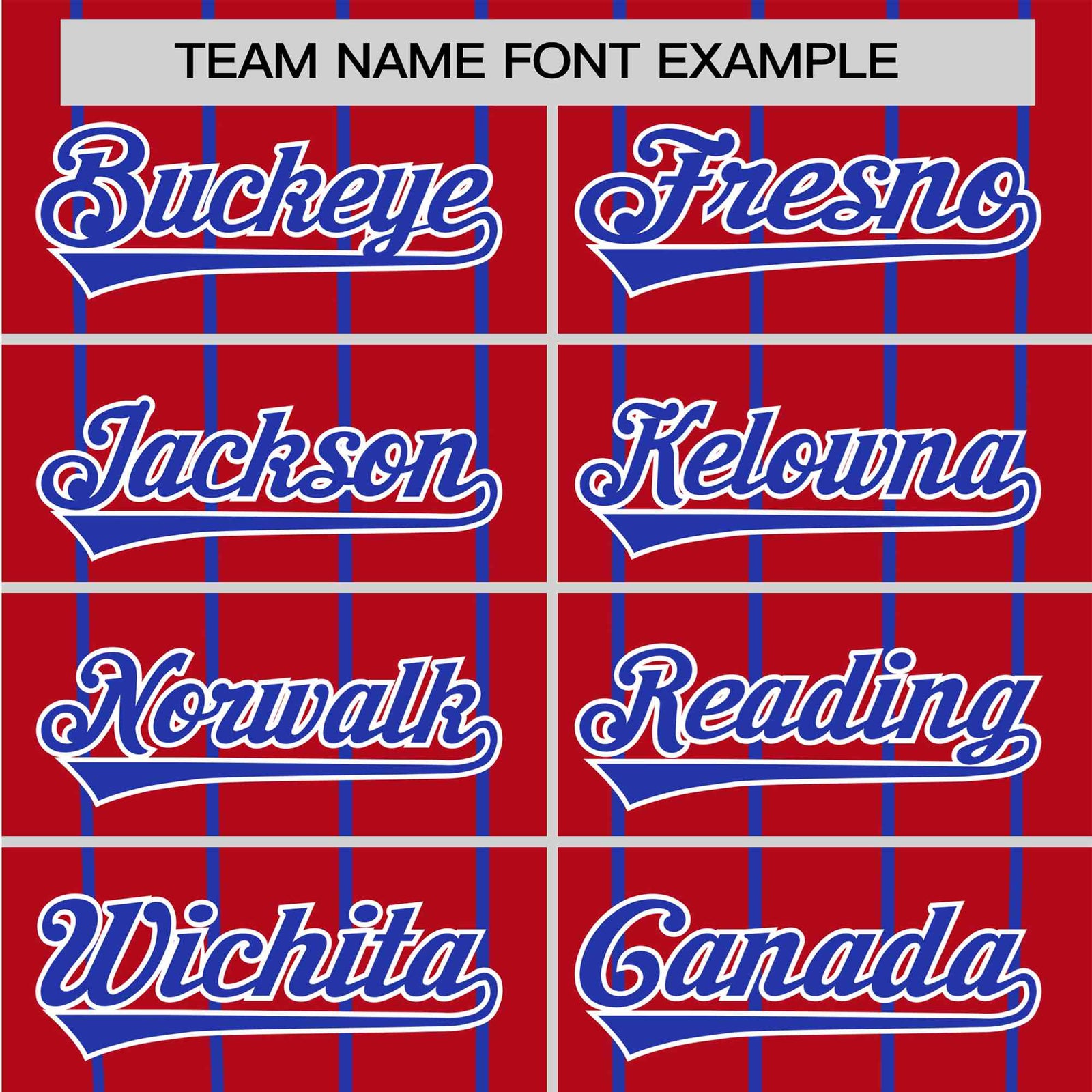 Custom Red-Royal Blue Pinstripe Authentic Raglan Sleeves Baseball Jersey