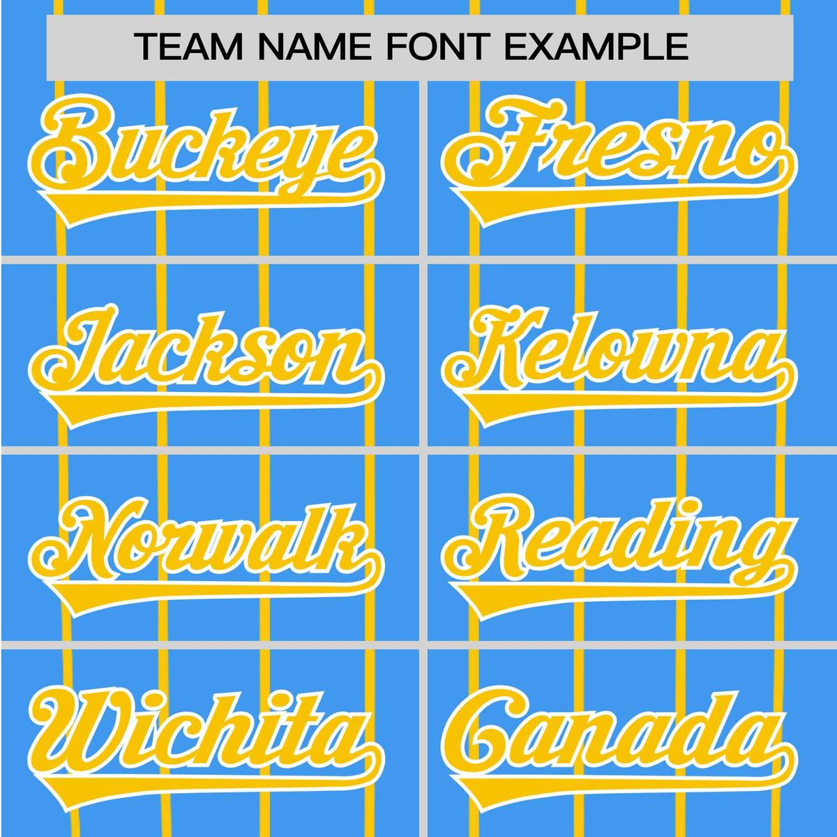 Custom Blue Yellow Pinstripe Yellow-Blue Authentic Raglan Sleeves Baseball Jersey