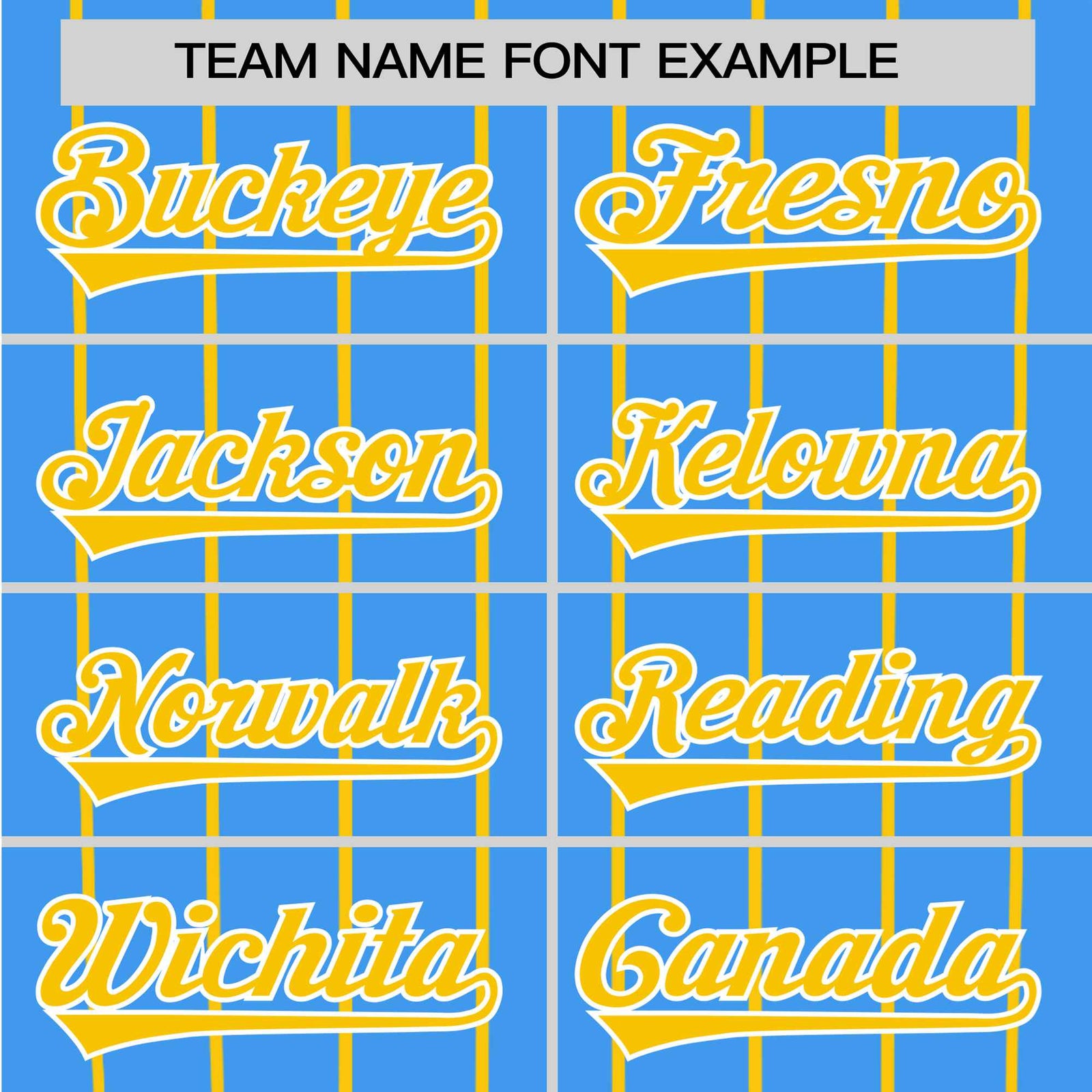 Custom Blue Yellow Pinstripe Yellow-Blue Authentic Raglan Sleeves Baseball Jersey