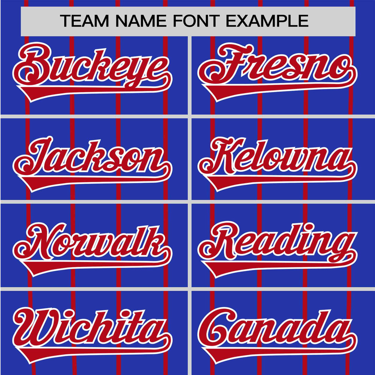 Custom Royal Blue-Red Pinstripe Authentic Raglan Sleeves Baseball Jersey