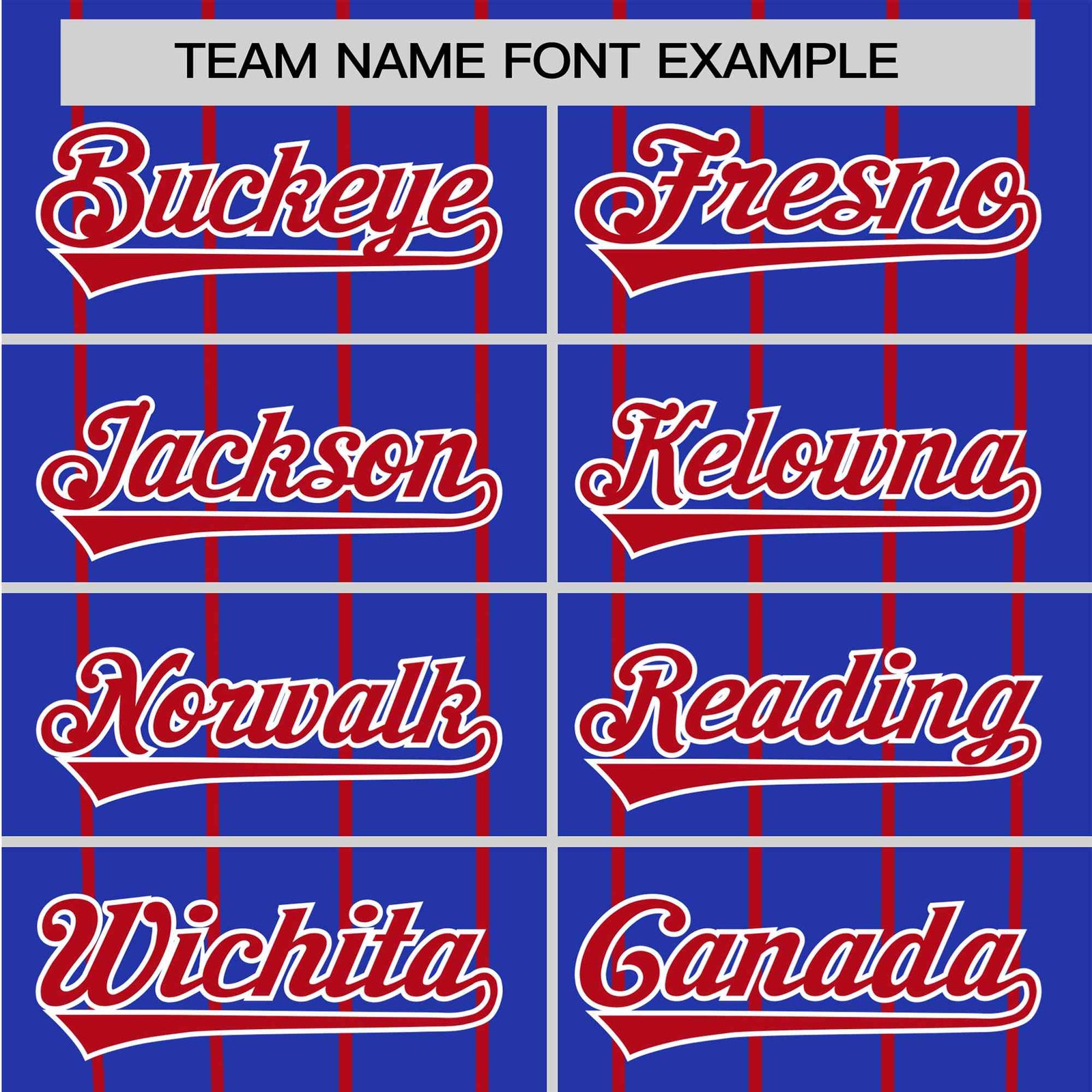 Custom Royal Blue-Red Pinstripe Authentic Raglan Sleeves Baseball Jersey