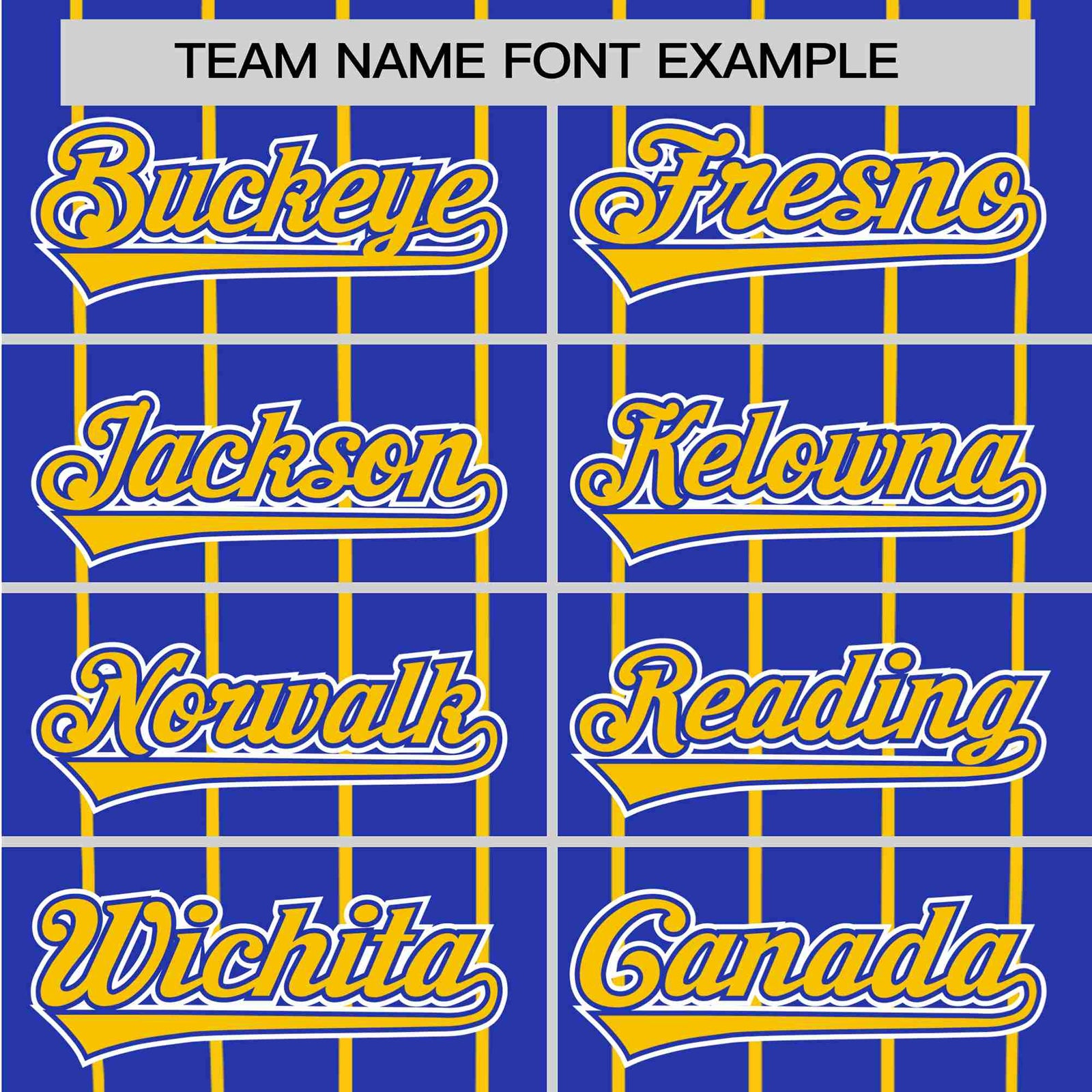 Custom Royal Blue-Gold Pinstripe Authentic Raglan Sleeves Baseball Jersey