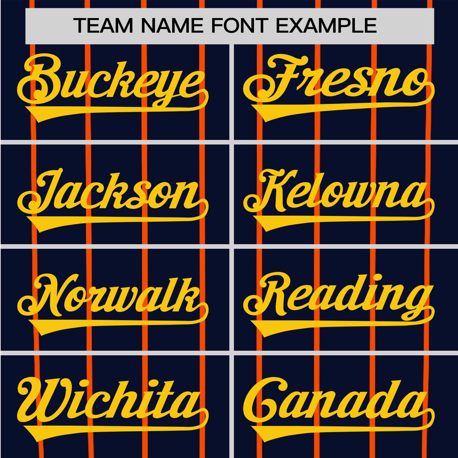 Custom Navy Orange Pinstripe Orange-Navy Authentic Raglan Sleeves Baseball Jersey