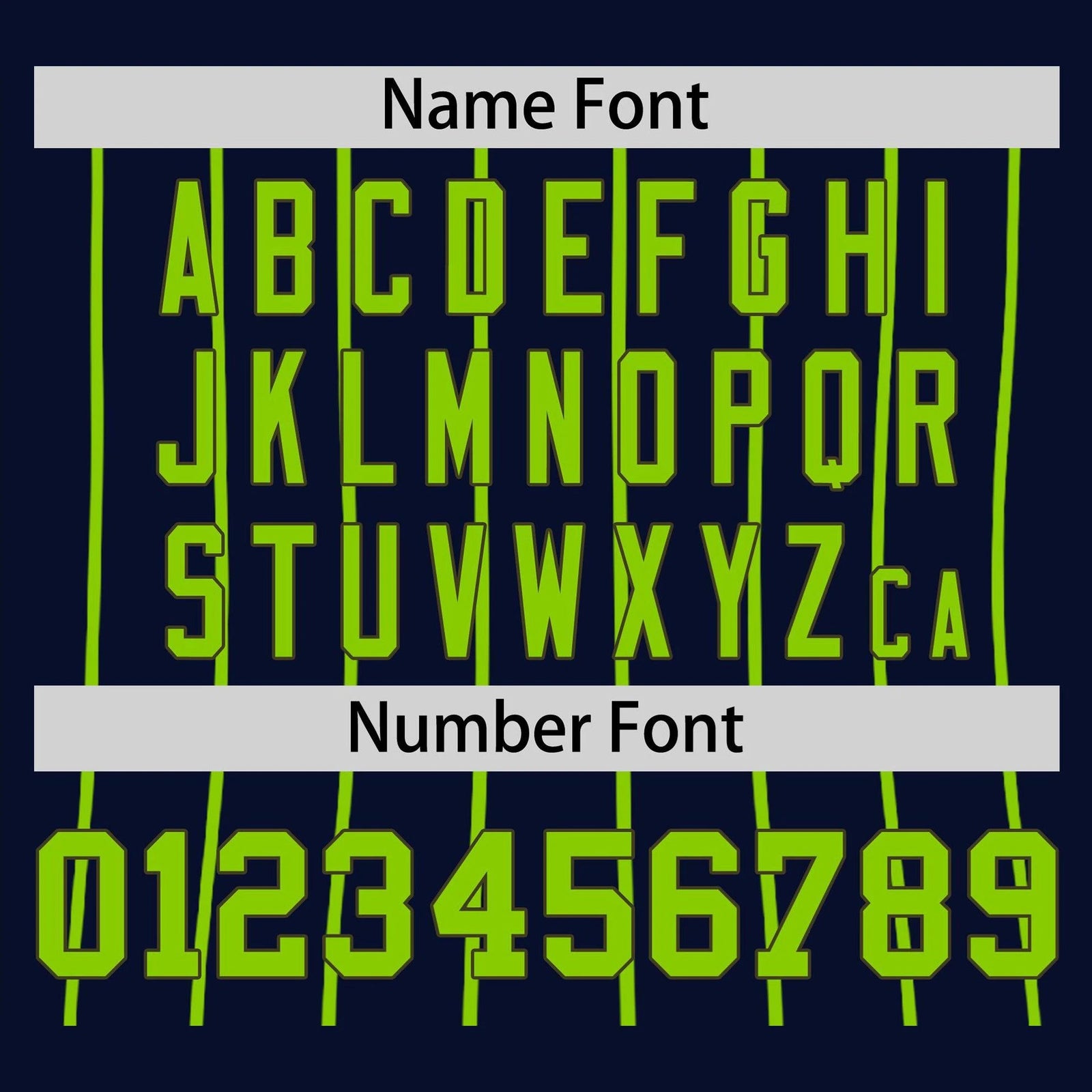 Custom Navy-Neon Green Pinstripe Authentic Raglan Sleeves Baseball Jersey