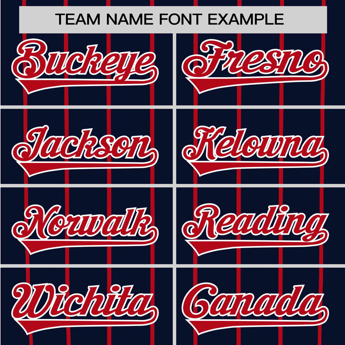 Custom Navy Red Pinstripe Red-Navy Authentic Raglan Sleeves Baseball Jersey