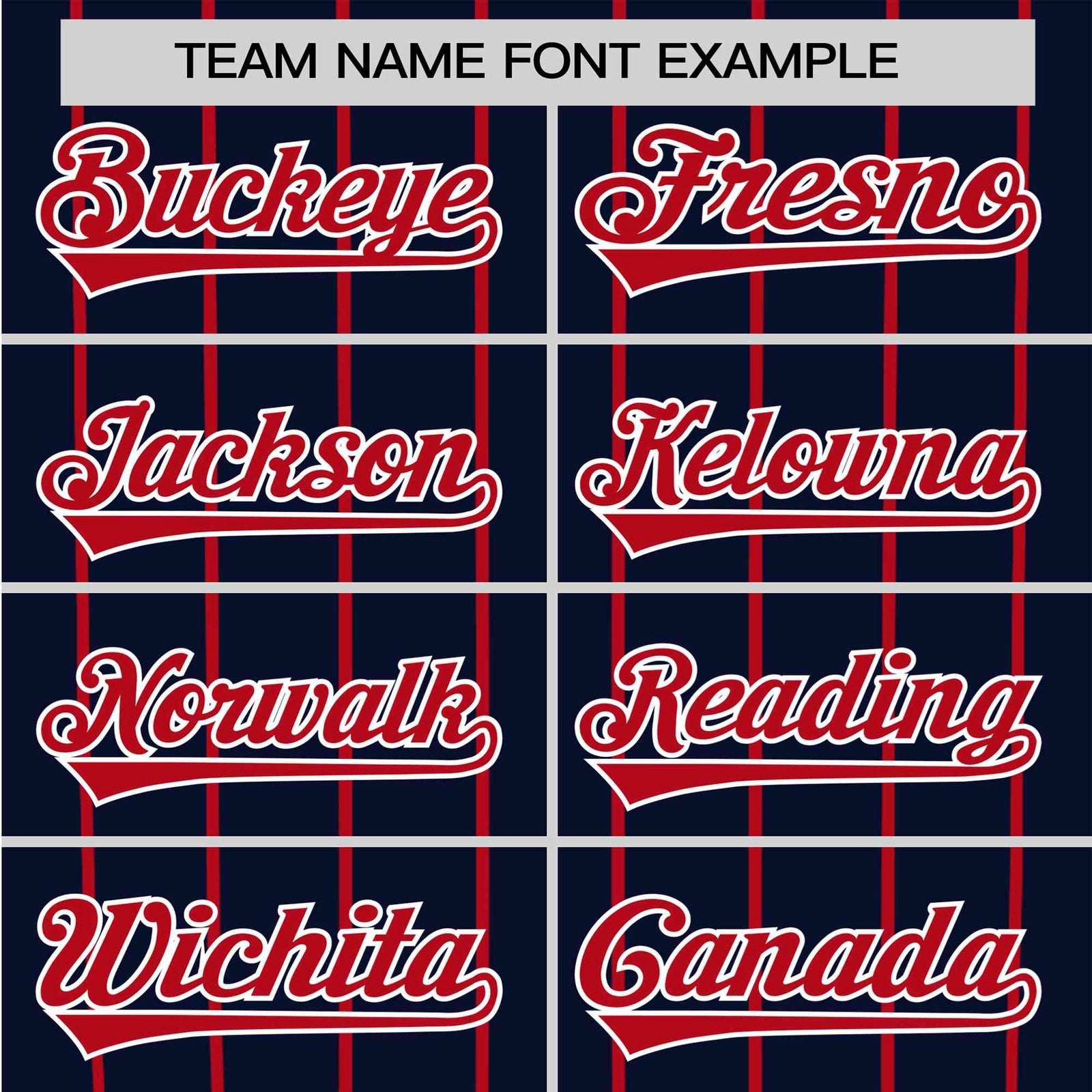 Custom Navy Red Pinstripe Red-Navy Authentic Raglan Sleeves Baseball Jersey