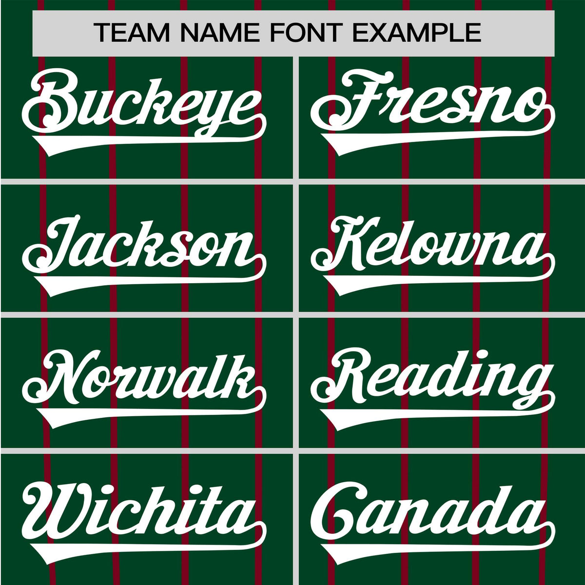 Custom Green Crimson Pinstripe Authentic Raglan Sleeves Baseball Jersey