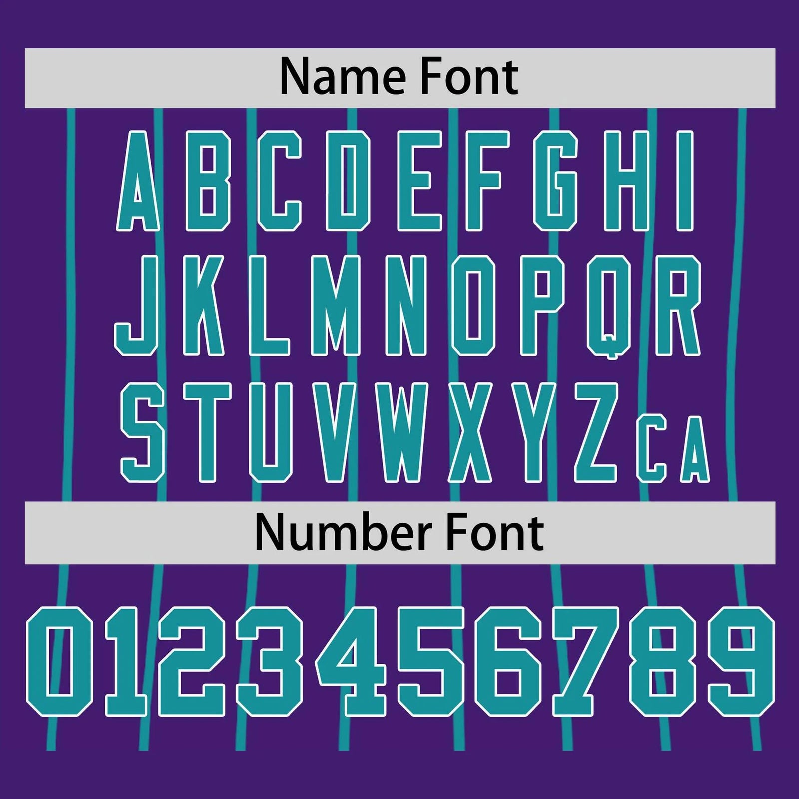 Custom Purple Aqua Pinstripe Aqua Purple Authentic Raglan Sleeves Baseball Jersey