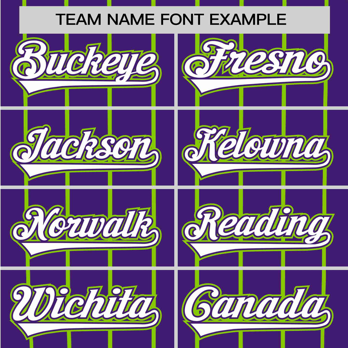 Custom Purple-Neon Green Pinstripe Authentic Raglan Sleeves Baseball Jersey