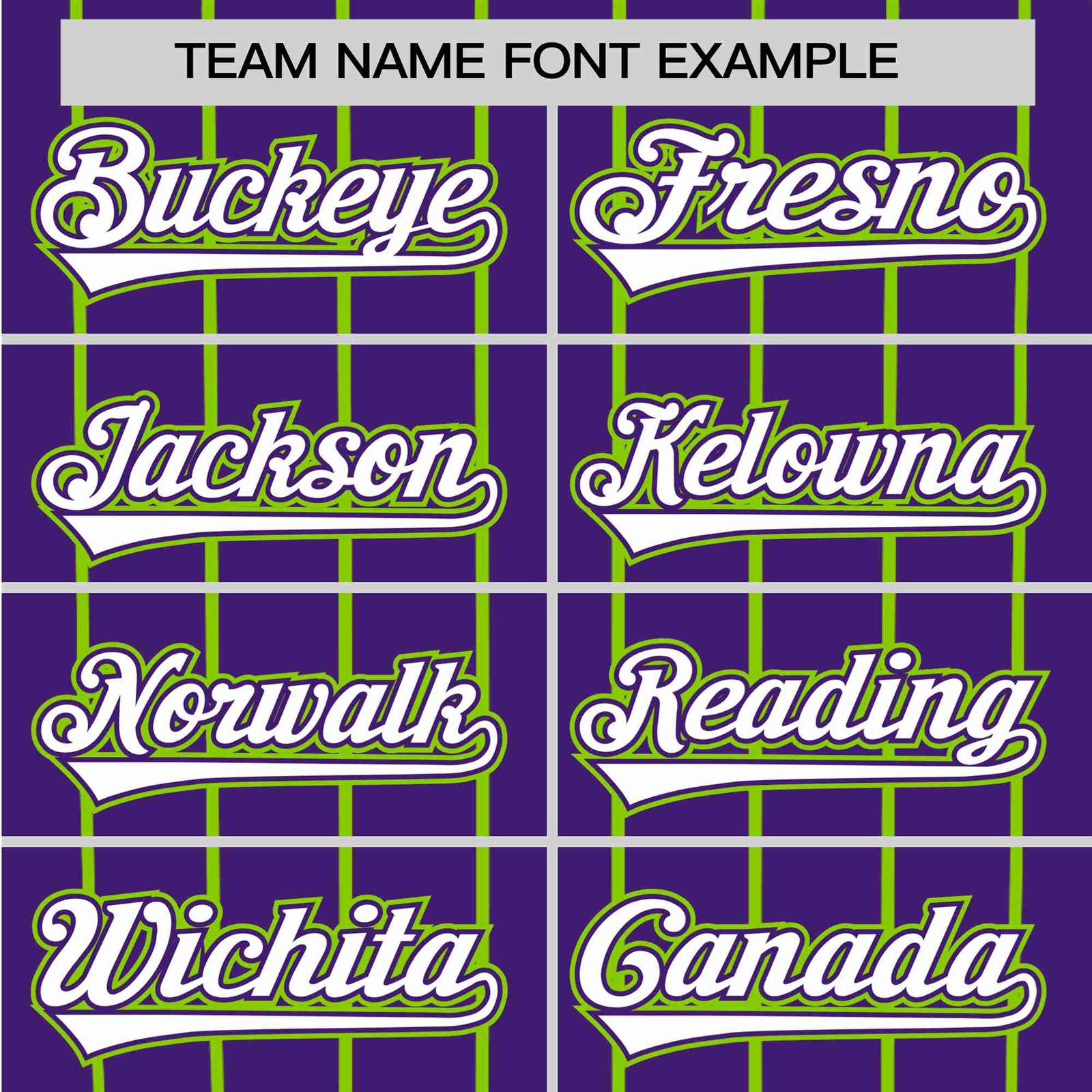 Custom Purple-Neon Green Pinstripe Authentic Raglan Sleeves Baseball Jersey