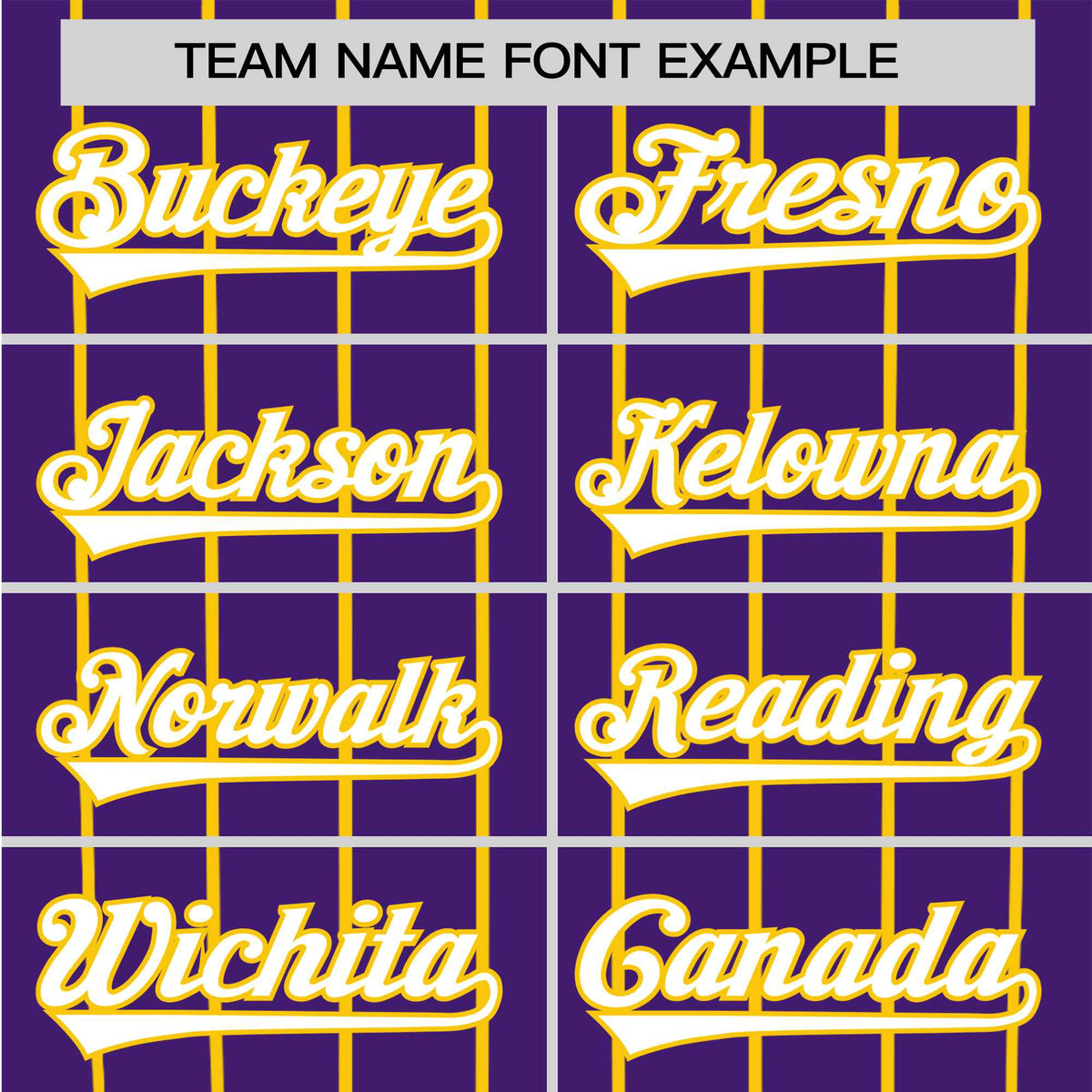 Custom Purple Yellow Pinstripe Yellow-Purple Authentic Raglan Sleeves Baseball Jersey