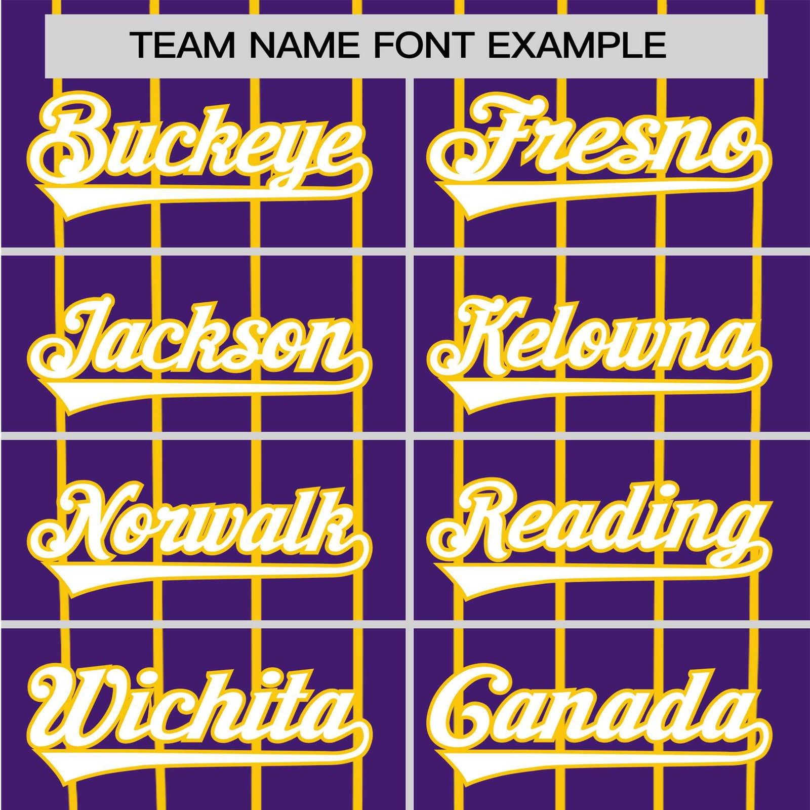 Custom Purple Yellow Pinstripe Yellow-Purple Authentic Raglan Sleeves Baseball Jersey