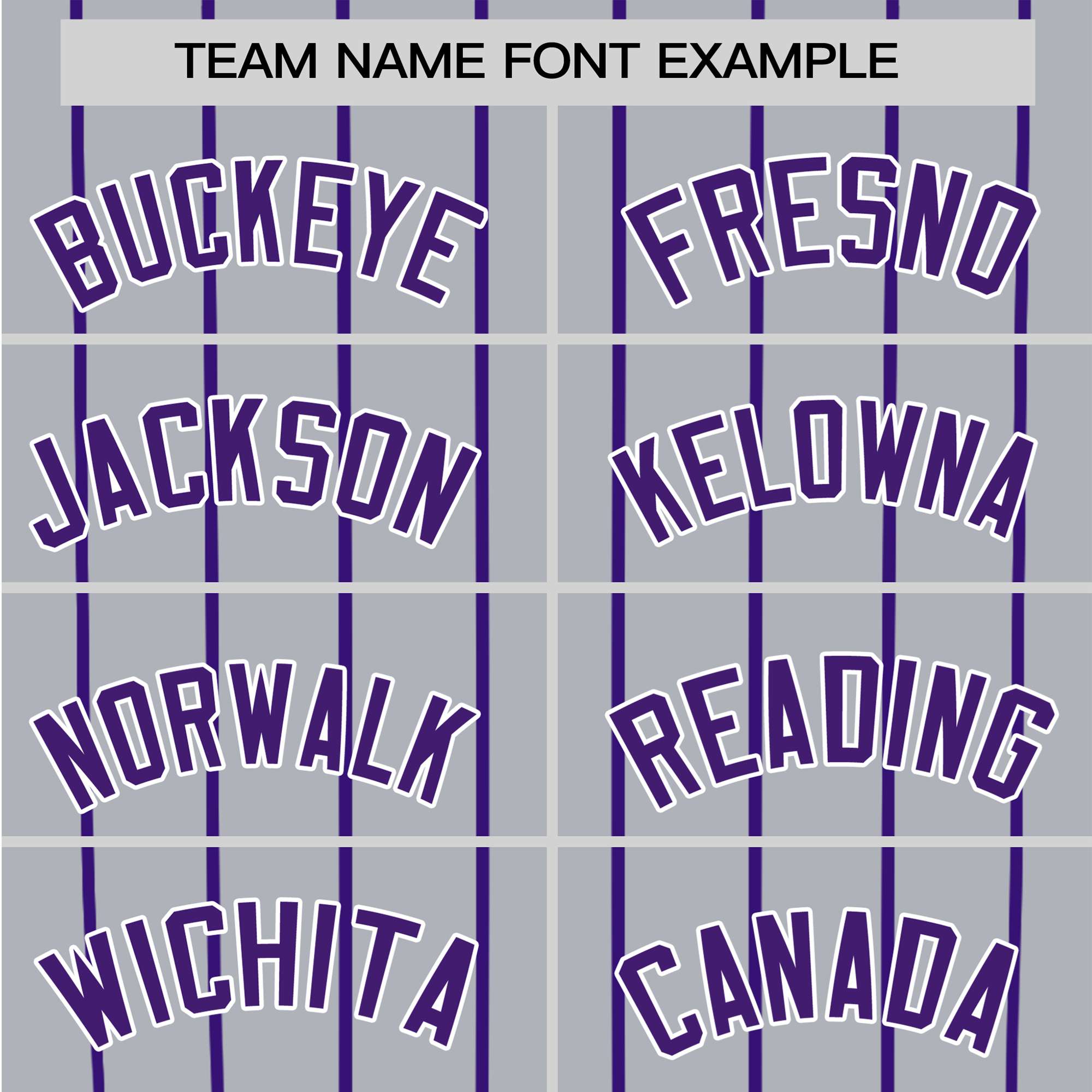 Custom Gray Purple Pinstripe Purple-Gray Authentic Raglan Sleeves Baseball Jersey