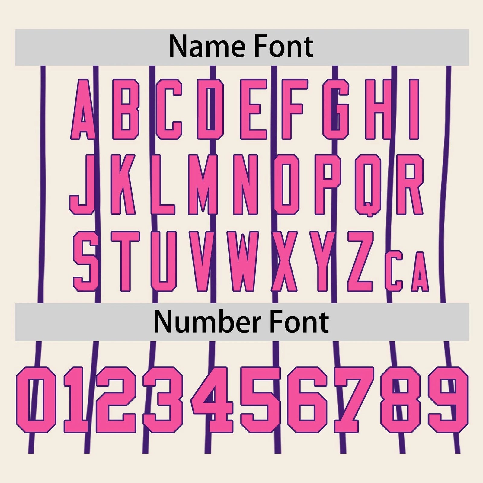 Custom Khaki Purple Pinstripe Authentic Raglan Sleeves Baseball Jersey