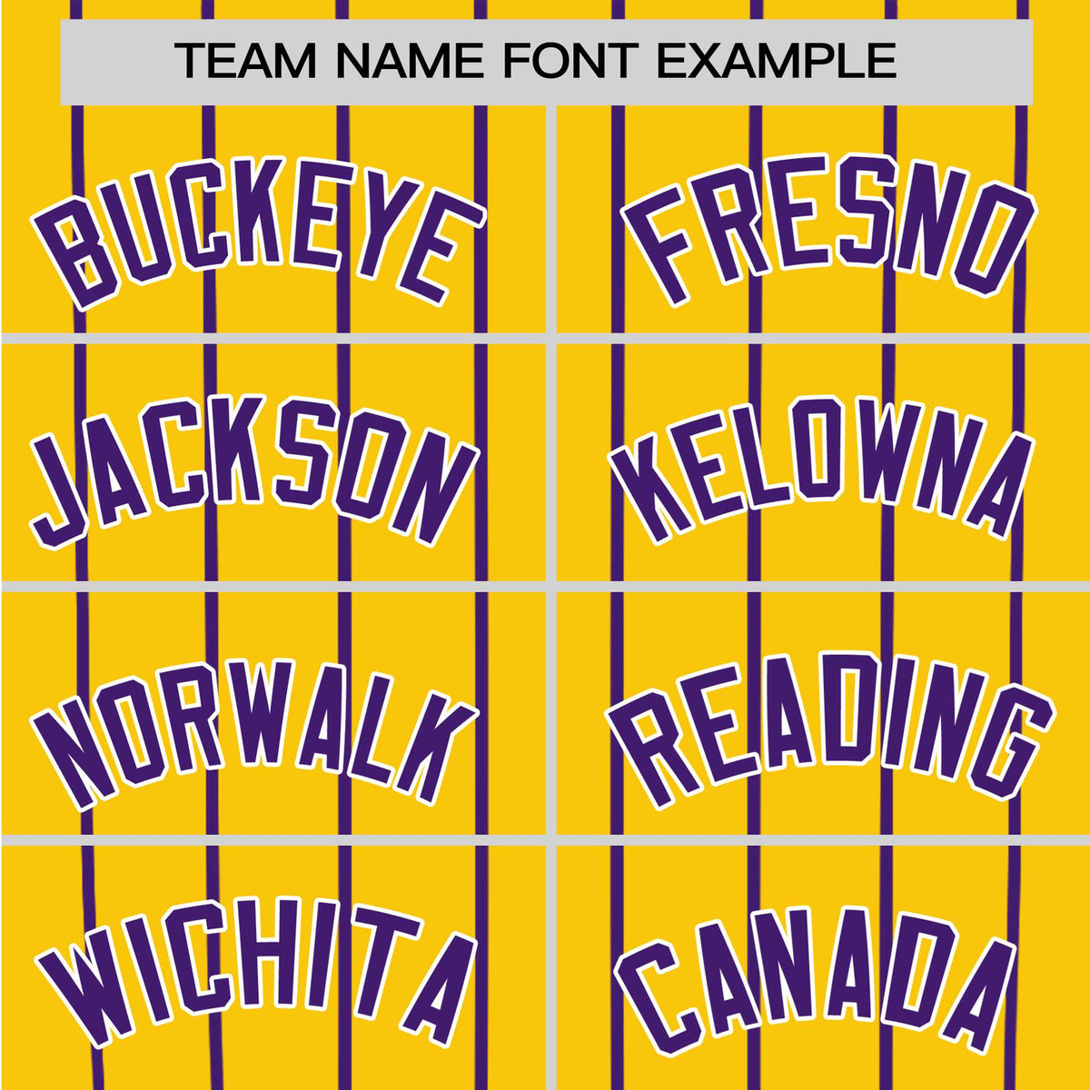 Custom Gold Purple Pinstripe Purple Gold Authentic Raglan Sleeves Baseball Jersey