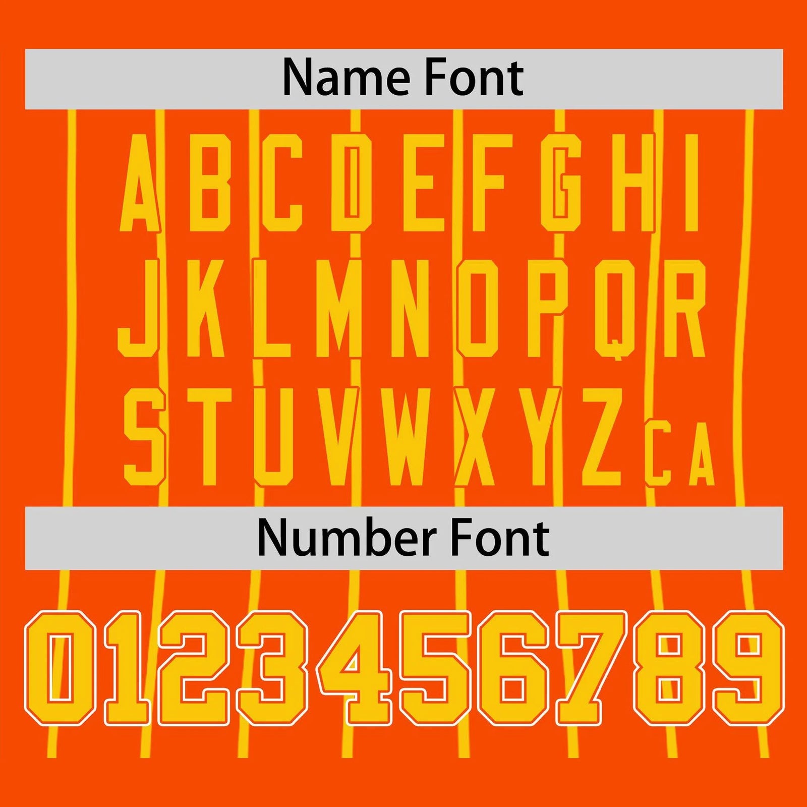 Custom Orange Gold Pinstripe Gold-Orange Authentic Raglan Sleeves Baseball Jersey