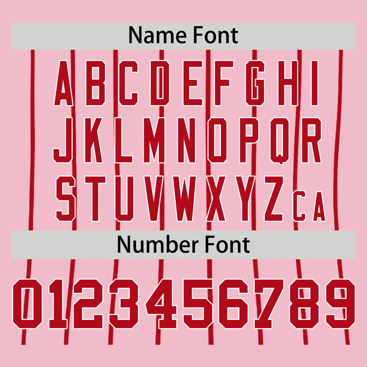 Custom Pink Red Pinstripe Red-Pink Authentic Raglan Sleeves Baseball Jersey