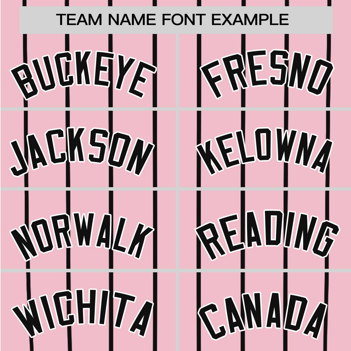 Custom Pink Black Pinstripe Black-Pink Authentic Raglan Sleeves Baseball Jersey