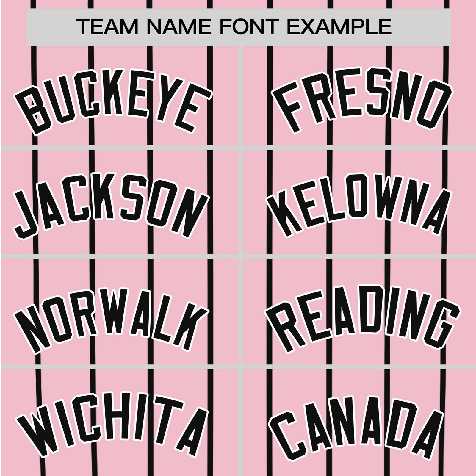 Custom Pink Black Pinstripe Black-Pink Authentic Raglan Sleeves Baseball Jersey