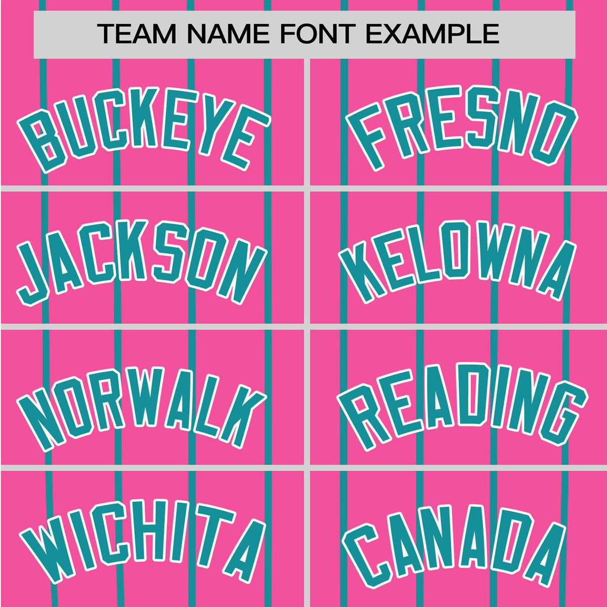Custom Pink Aqua Pinstripe Aqua-Pink Authentic Raglan Sleeves Baseball Jersey