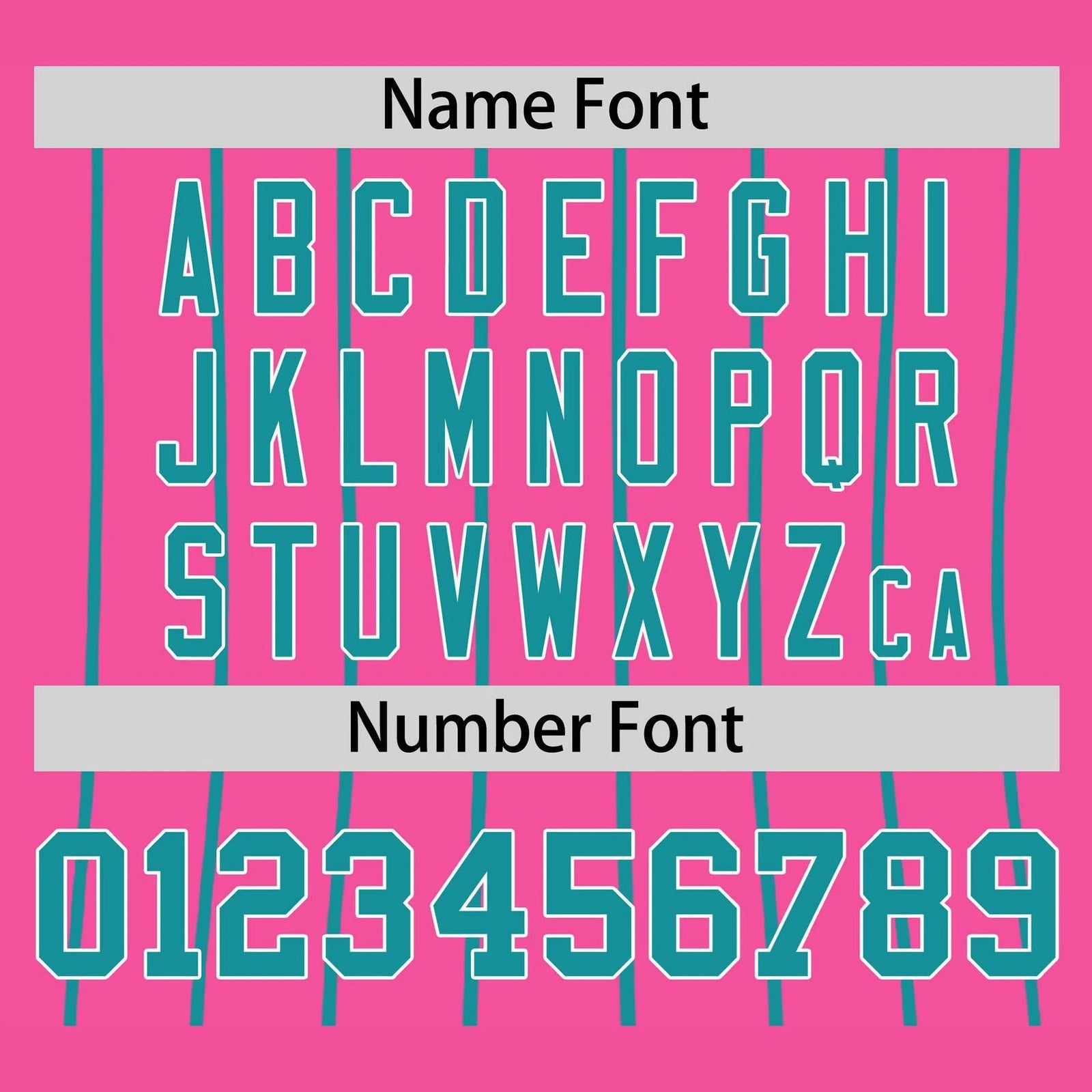 Custom Pink Aqua Pinstripe Aqua-Pink Authentic Raglan Sleeves Baseball Jersey