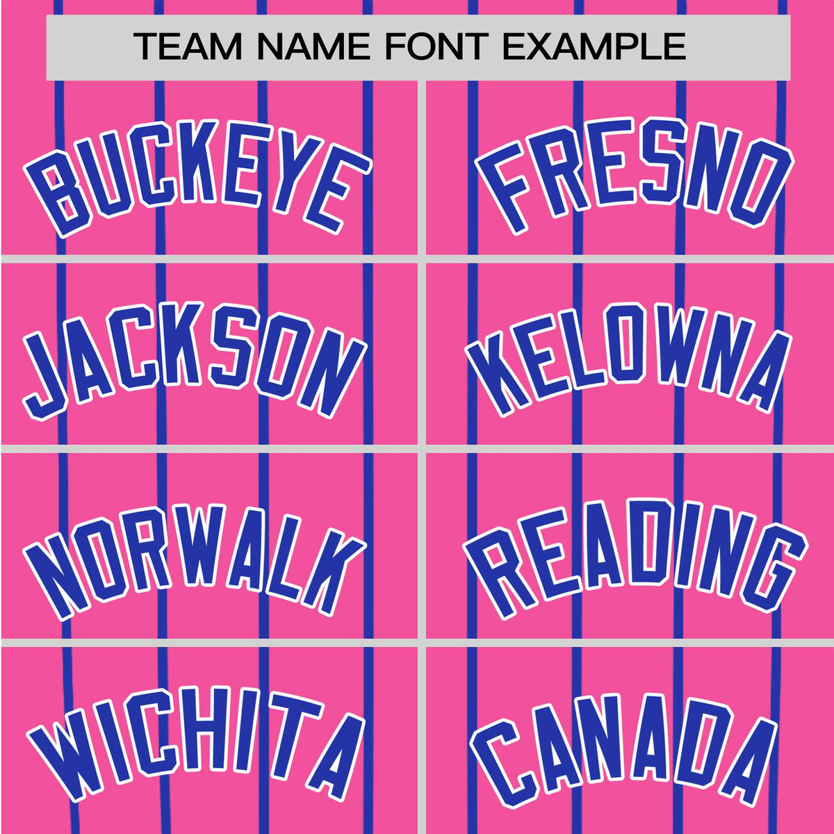 Custom Pink-Royal Blue Pinstripe Authentic Raglan Sleeves Baseball Jersey